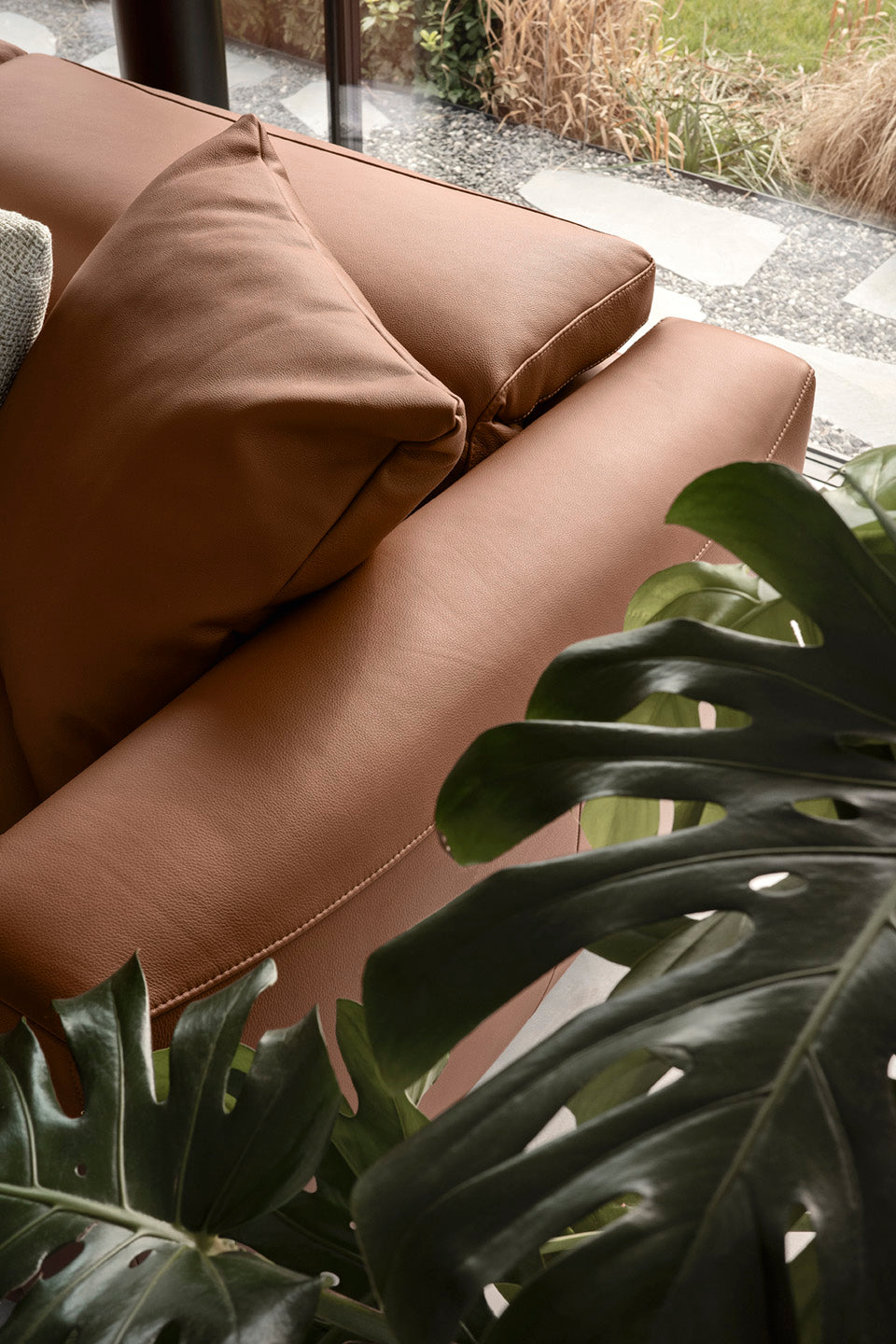 Sofa 3-sitzig WAVE gepolstert