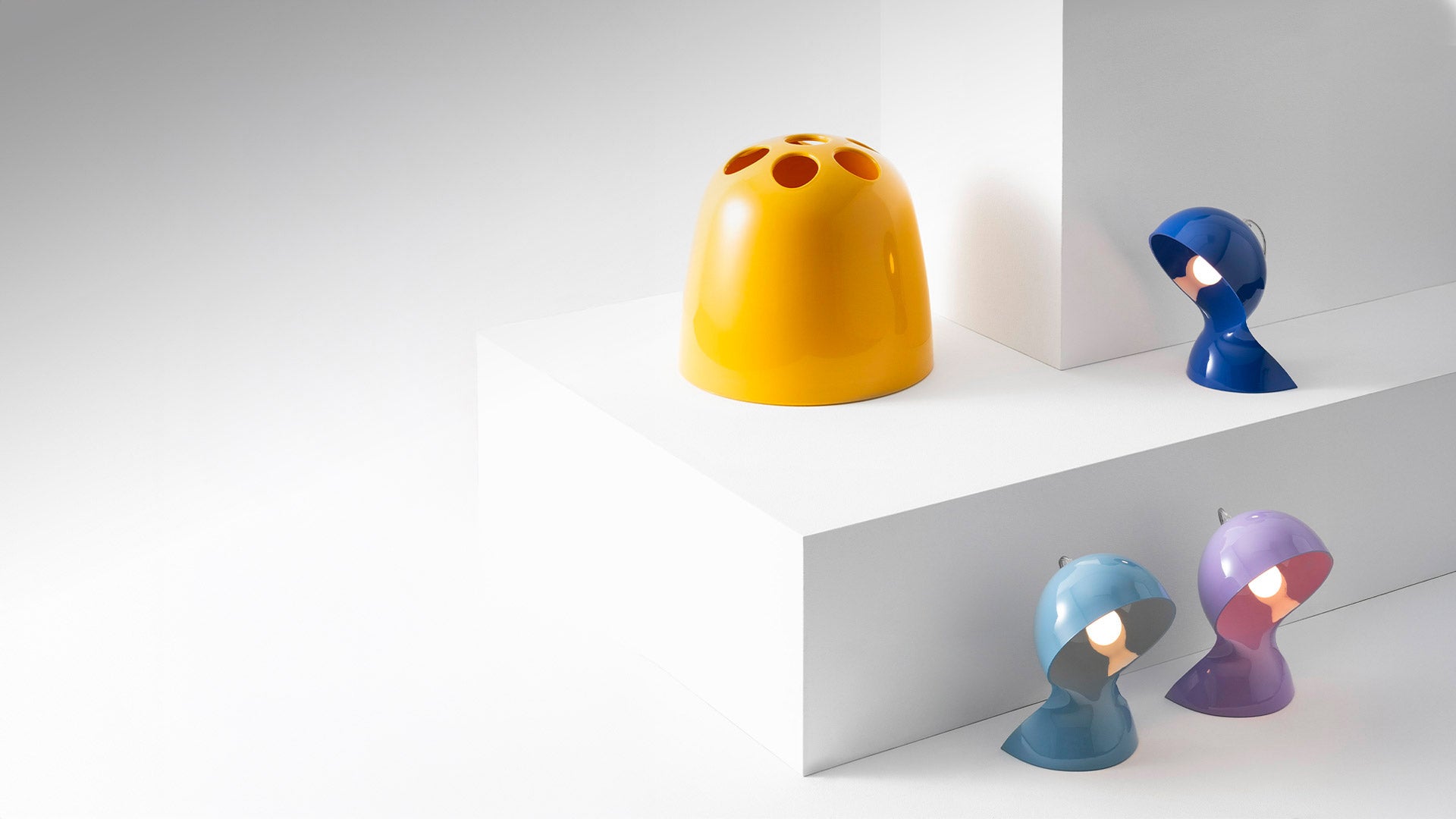 Lampa stołowa DALÙ błękitny