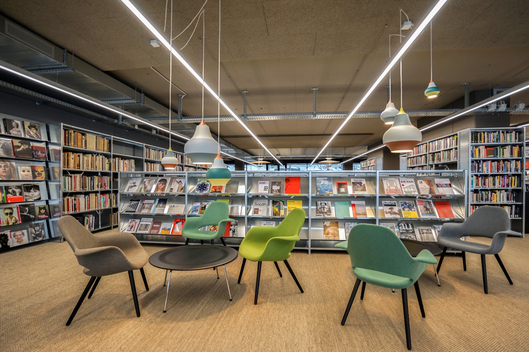 Lampa wisząca CIRQUE biały z szarą końcówką