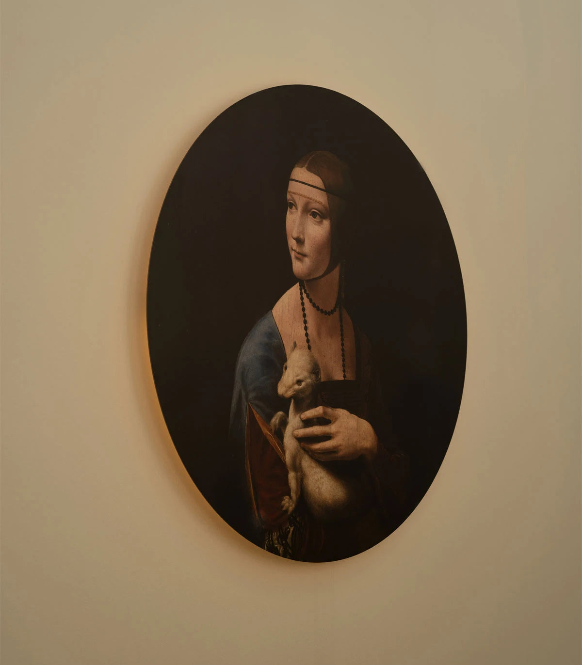 Lampa ścienna DOTS LIGHTING - LADY WITH AN ERMINE czarny