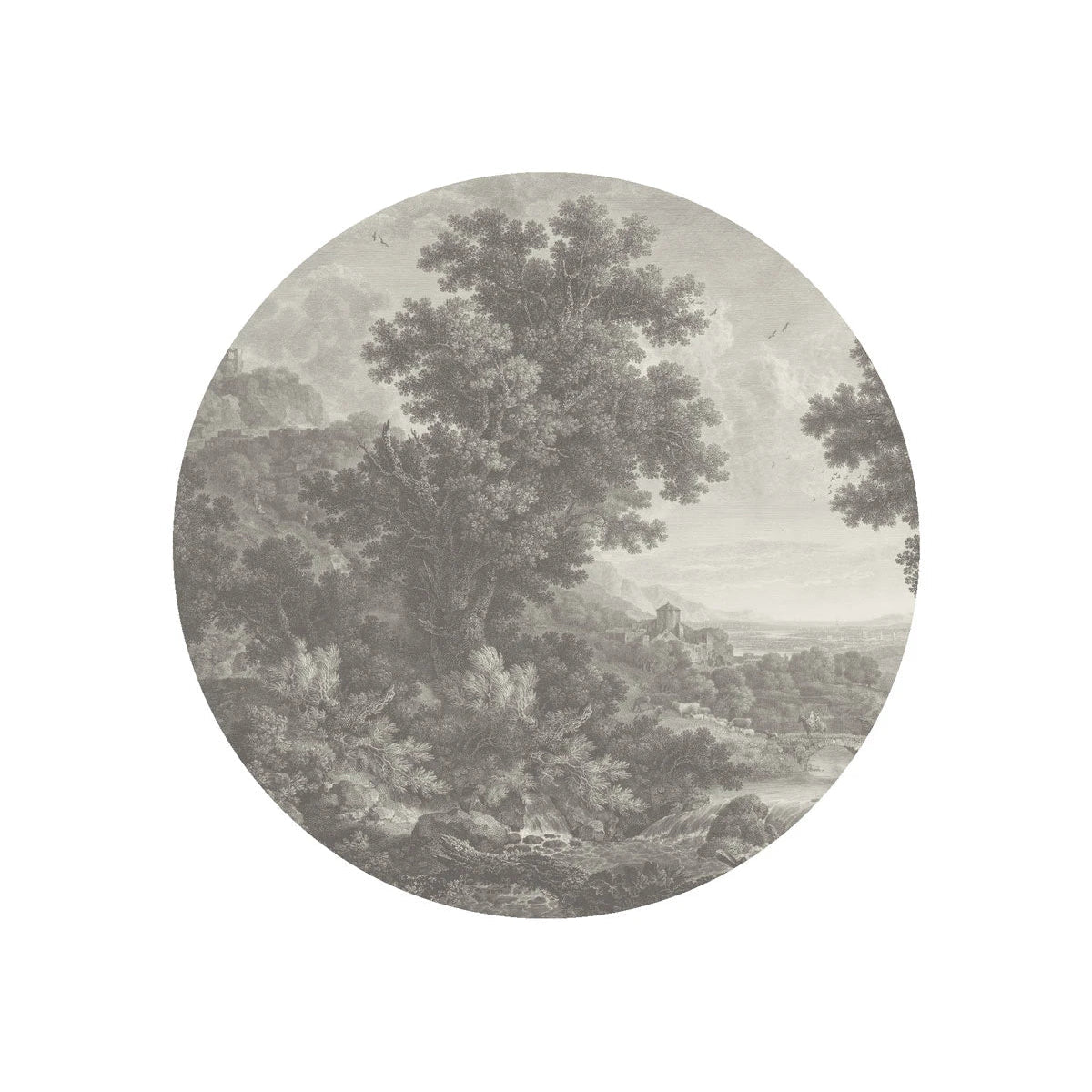 Lampa ścienna DOTS LIGHTING - PICTURESQUE VALLEY OF SERENITY szary