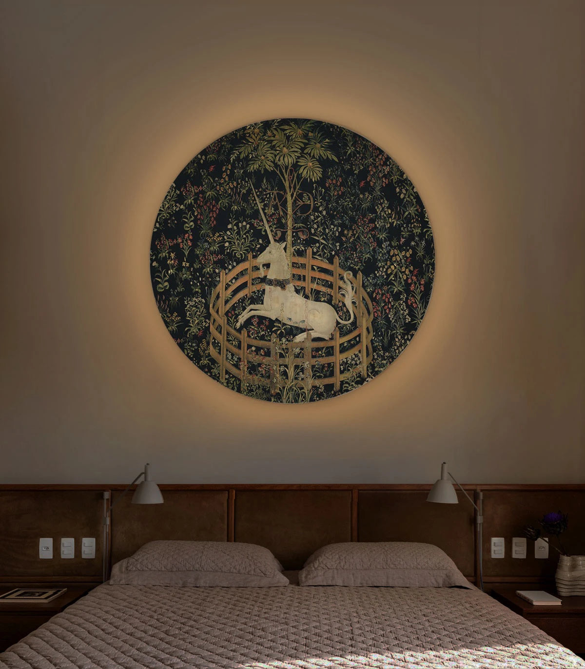 Lampa ścienna DOTS LIGHTING - UNICORN zielony