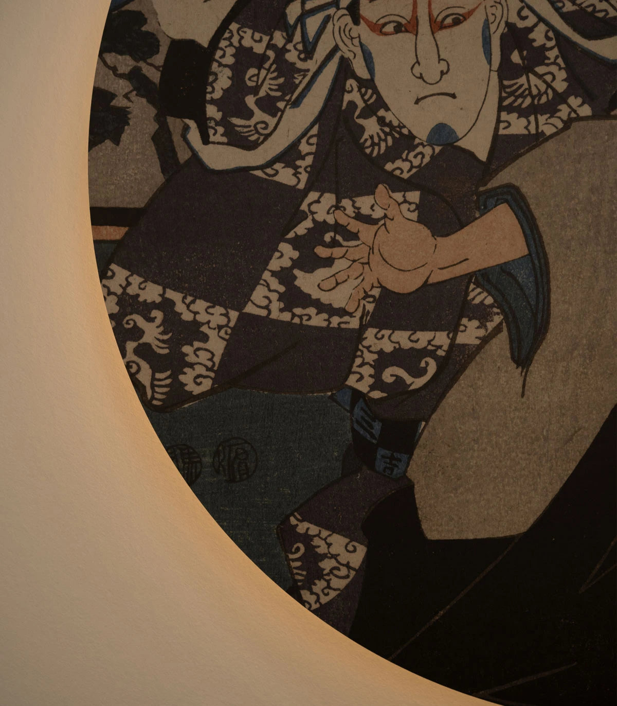 Lampa ścienna DOTS LIGHTING - ZEN WARRIORS ciemnoniebieski