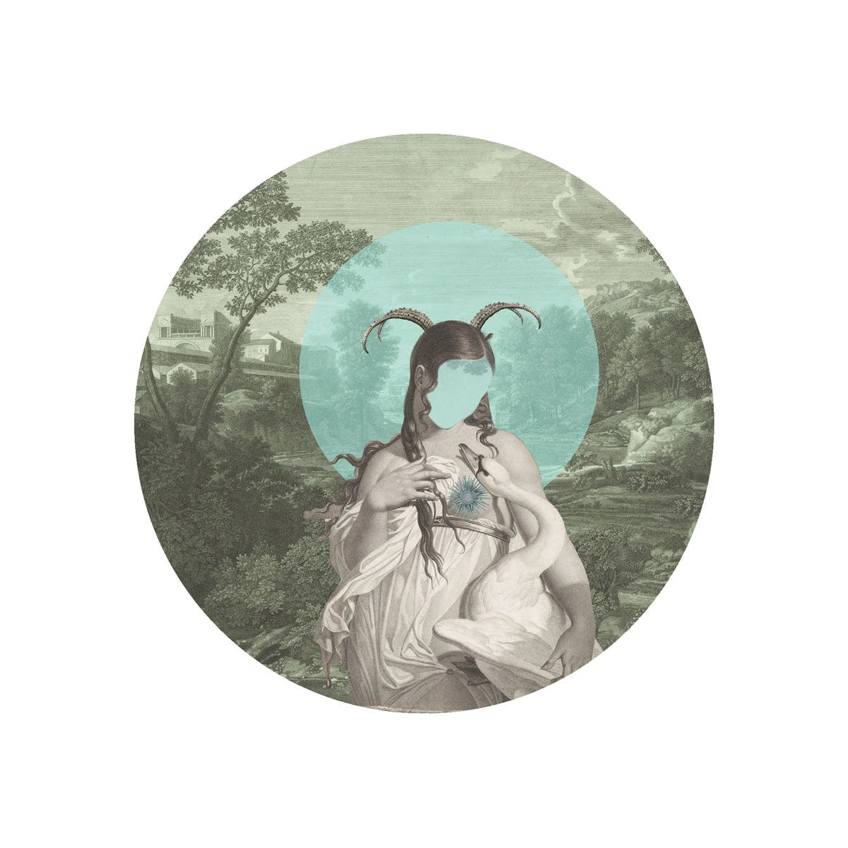 Lampa ścienna DOTS LIGHTING - ZODIAC MUSE zielony