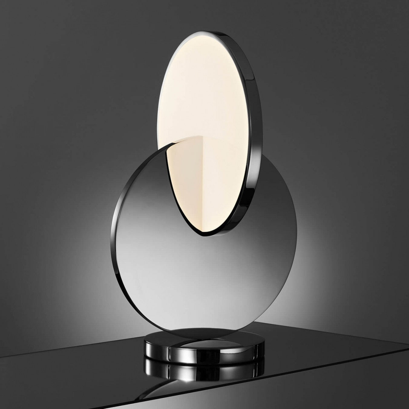 Lampa stołowa ECLIPSE chromowany