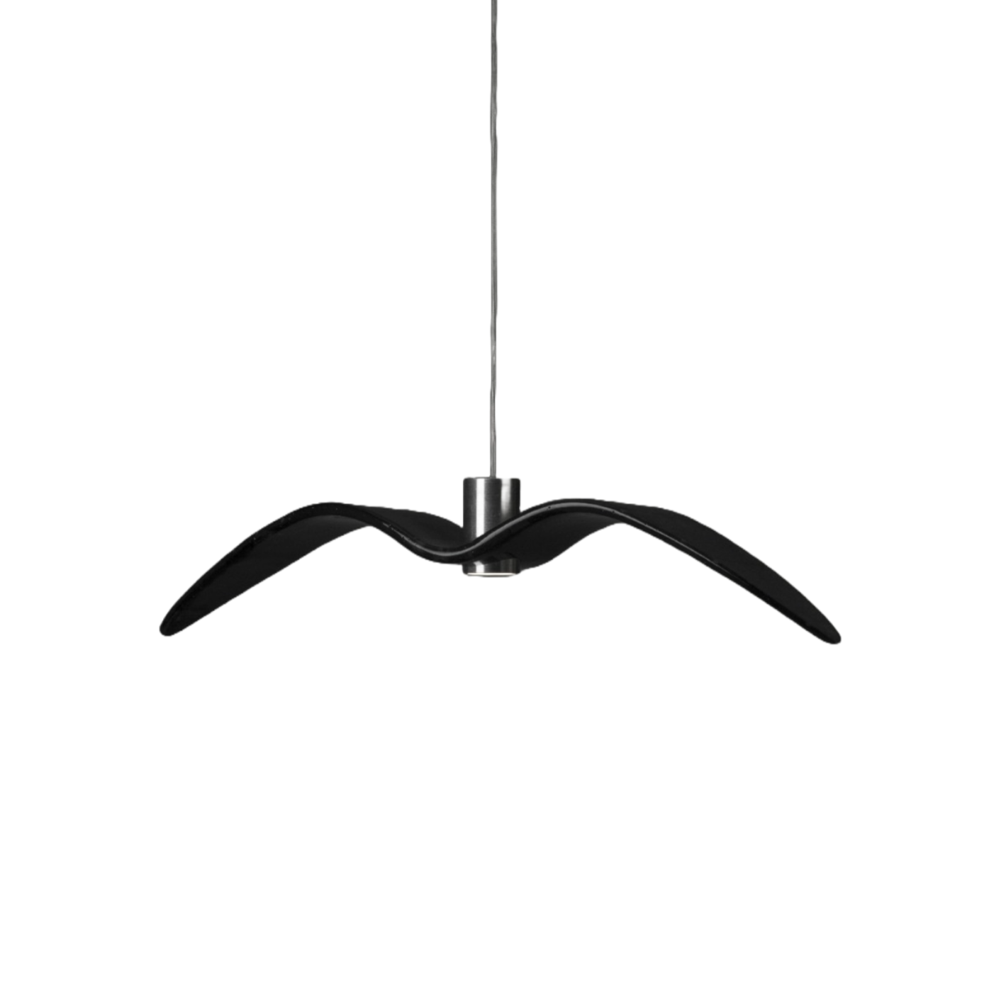 Hanging Lamp Night Birds Glas
