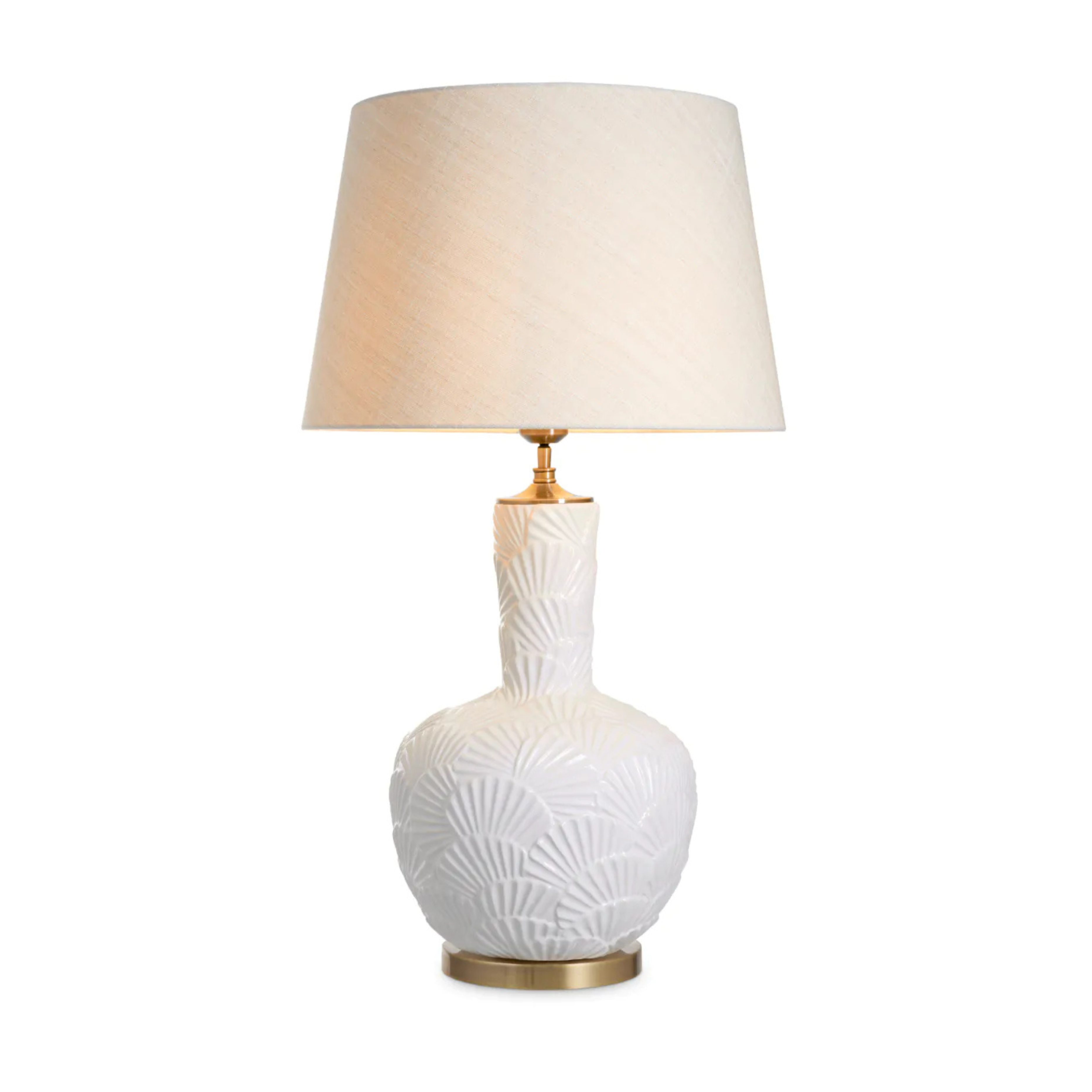 Lampa stołowa ANDORRA złamana biel