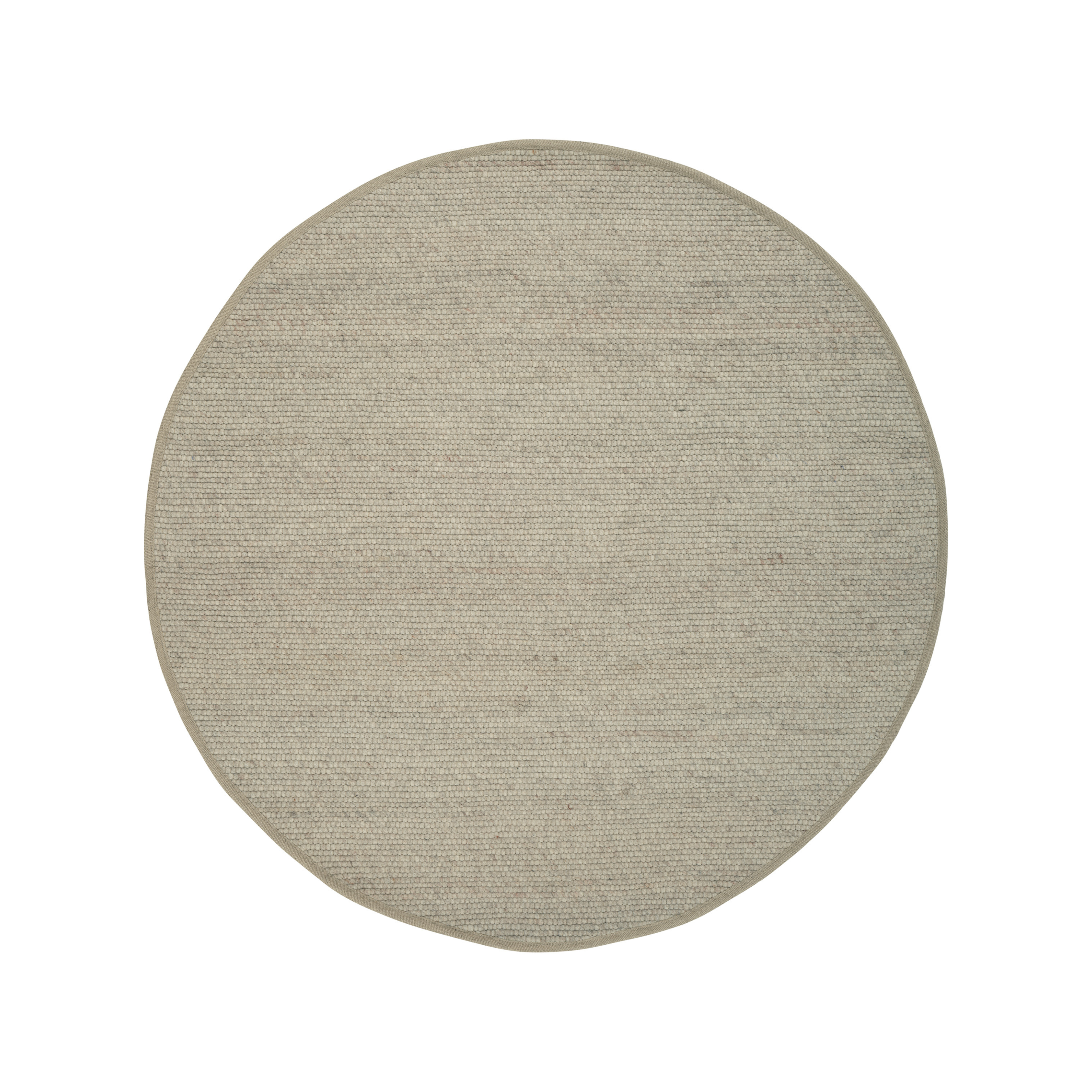 AGNER light gray round rug