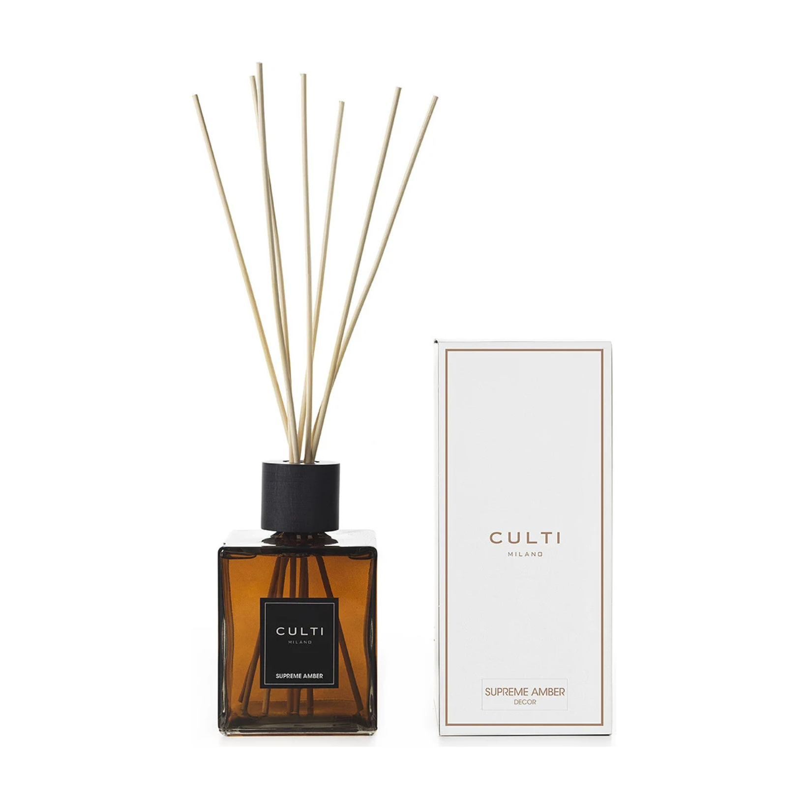 DECOR - SLASSIC SUPREME fragrance diffuser with notes of incense, chinotto, black vanilla, and patchouli.