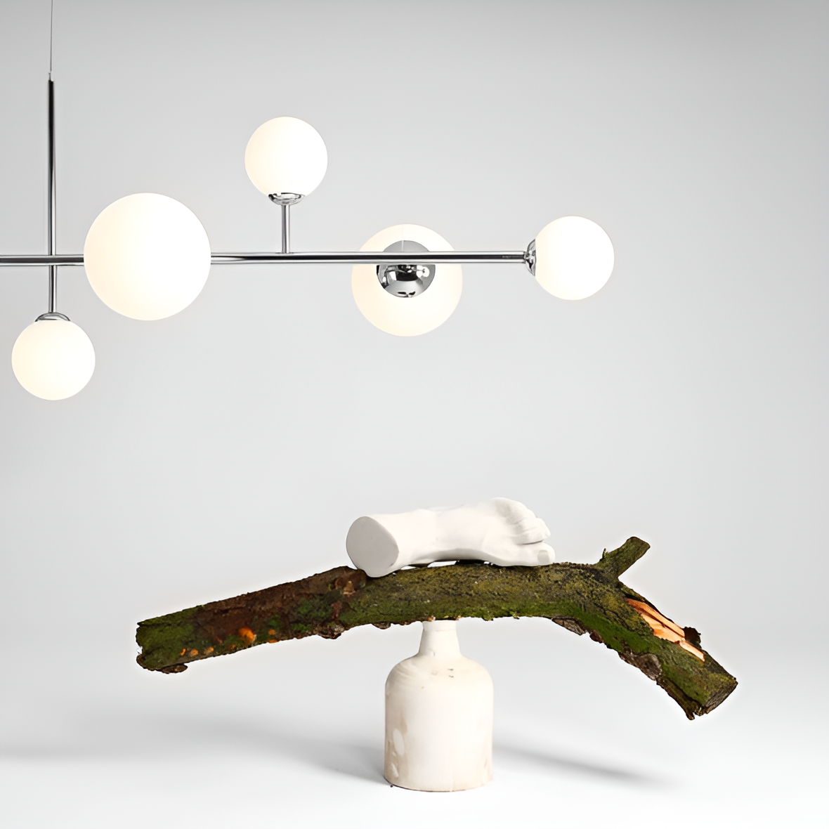 Lampa wisząca DIONE HEXA chromowany