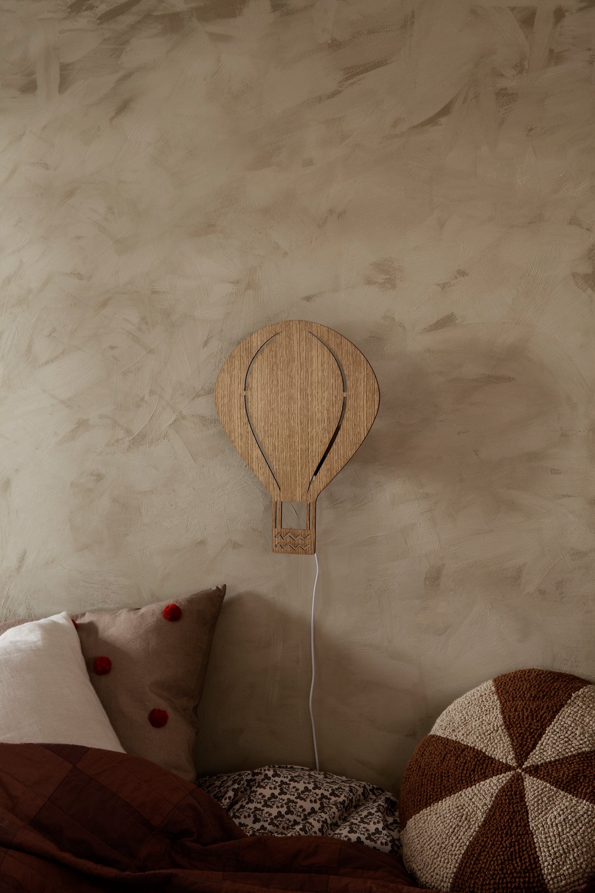 Lampa ścienna AIR BALLOON dąb wędzony