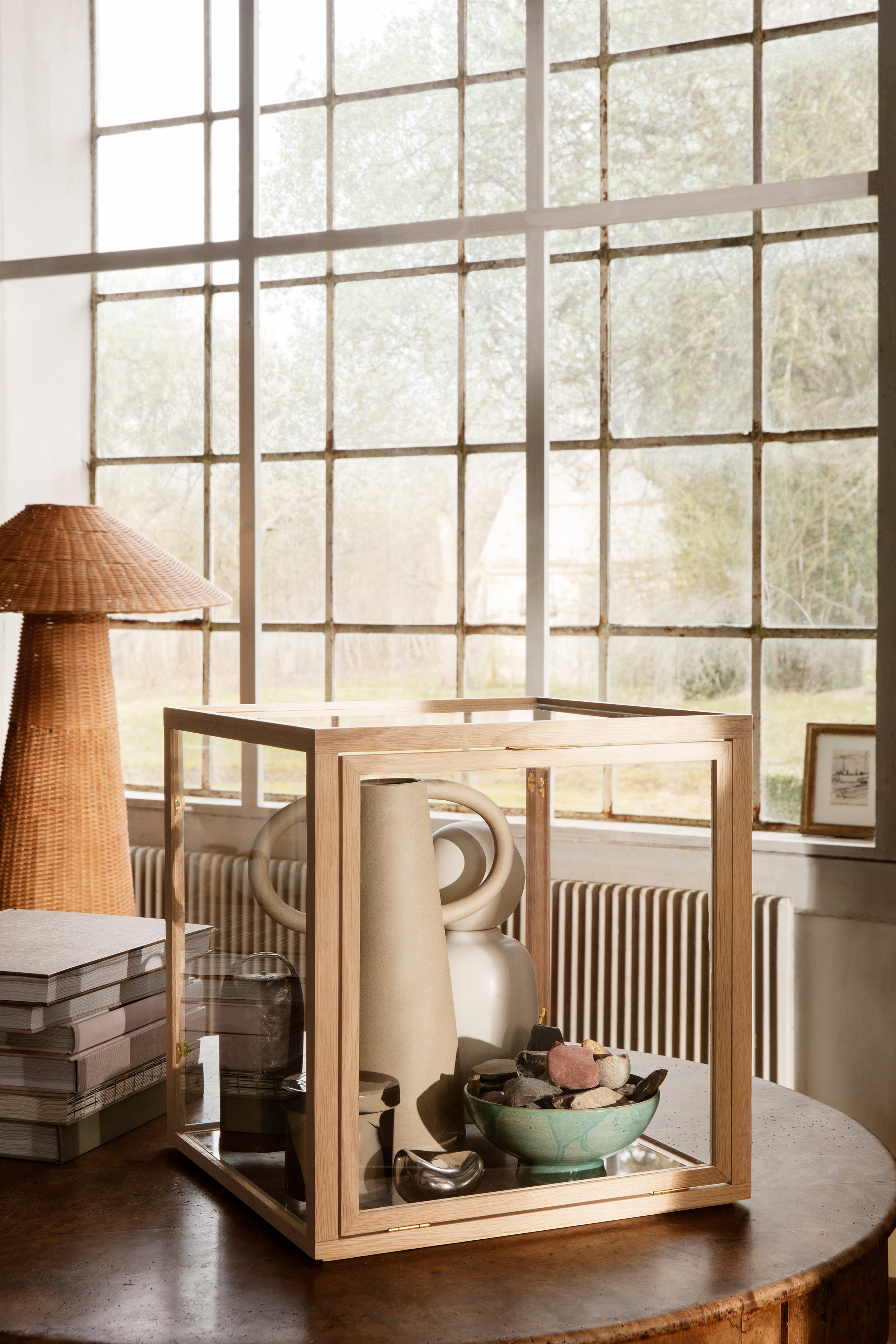 Lampa podłogowa DOU rattan