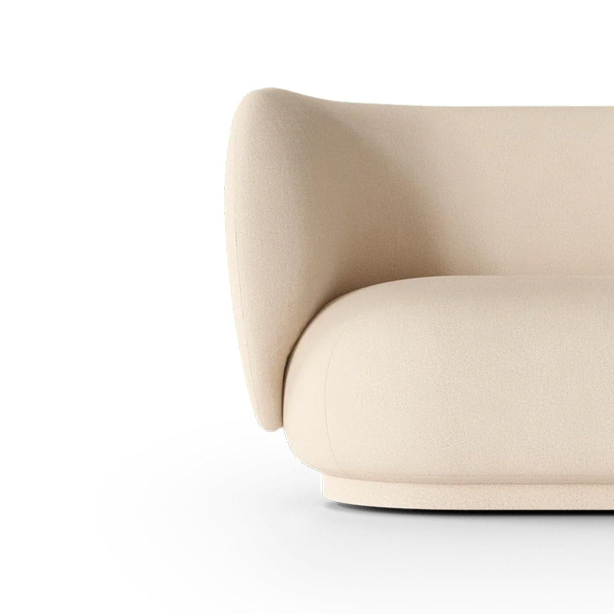 Sofa 2-osobowa RICO Brushed złamana biel