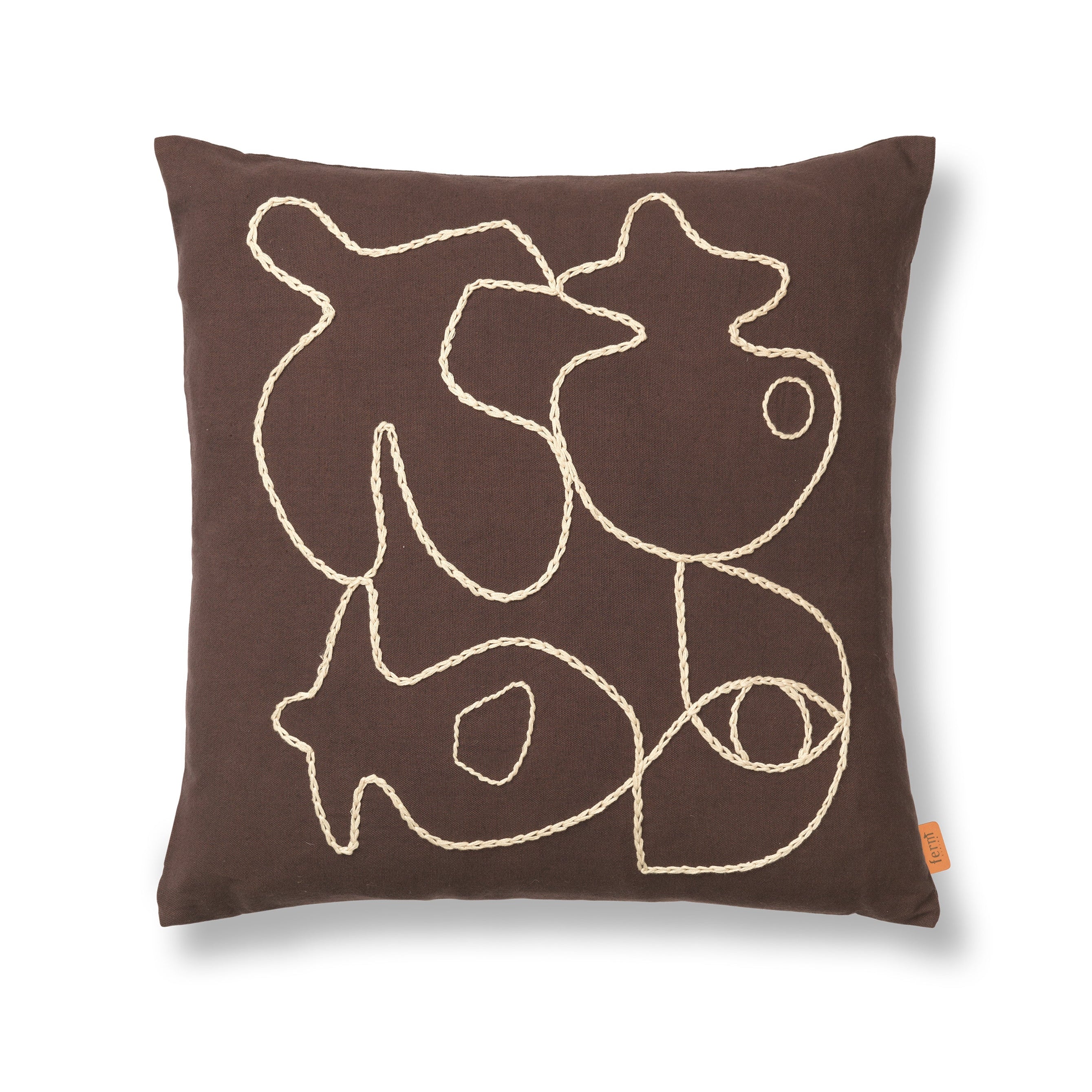 FIGURE Pillow Brown