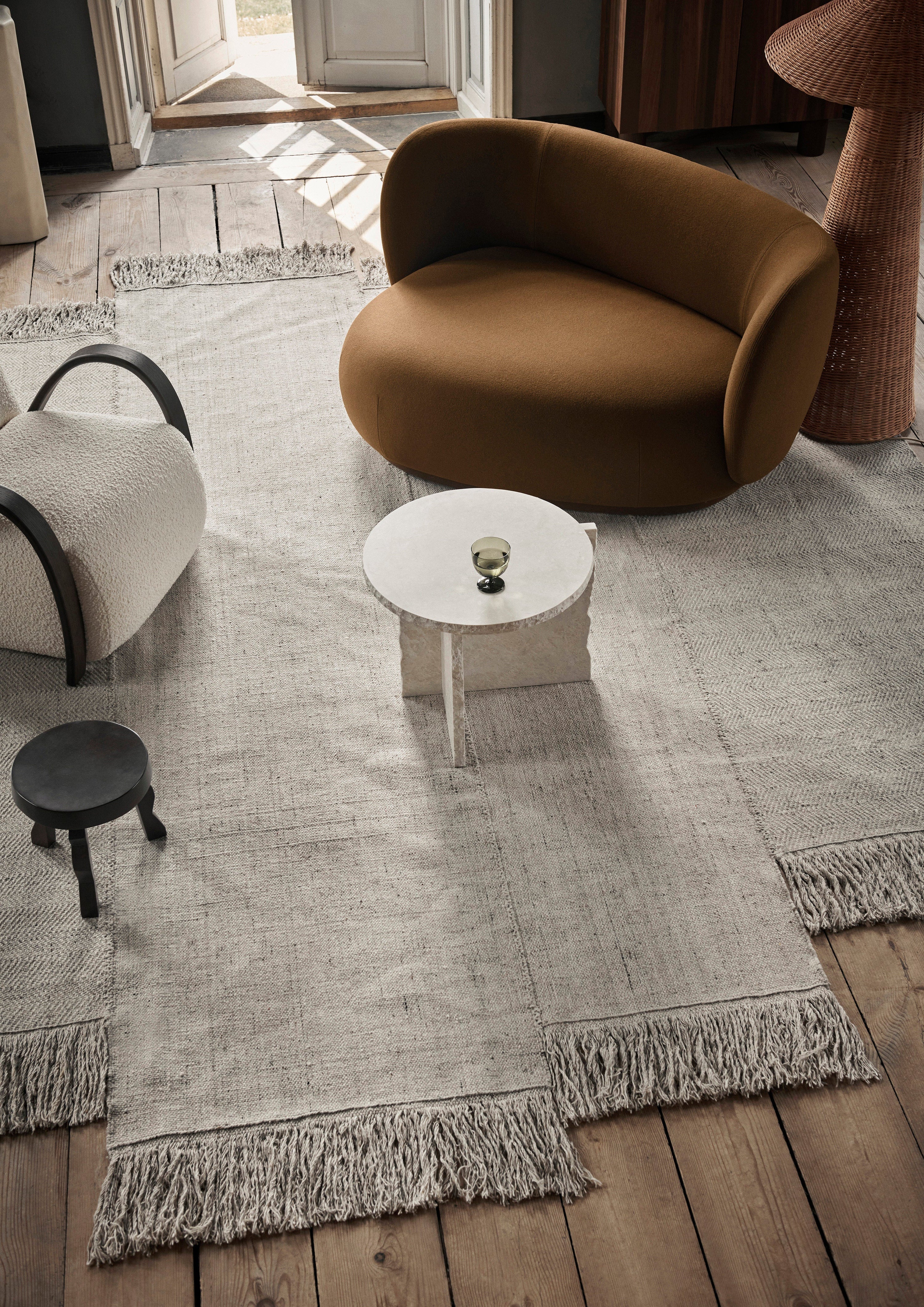 Sofa lewostronna RICO CURVE Tonus karmelowy