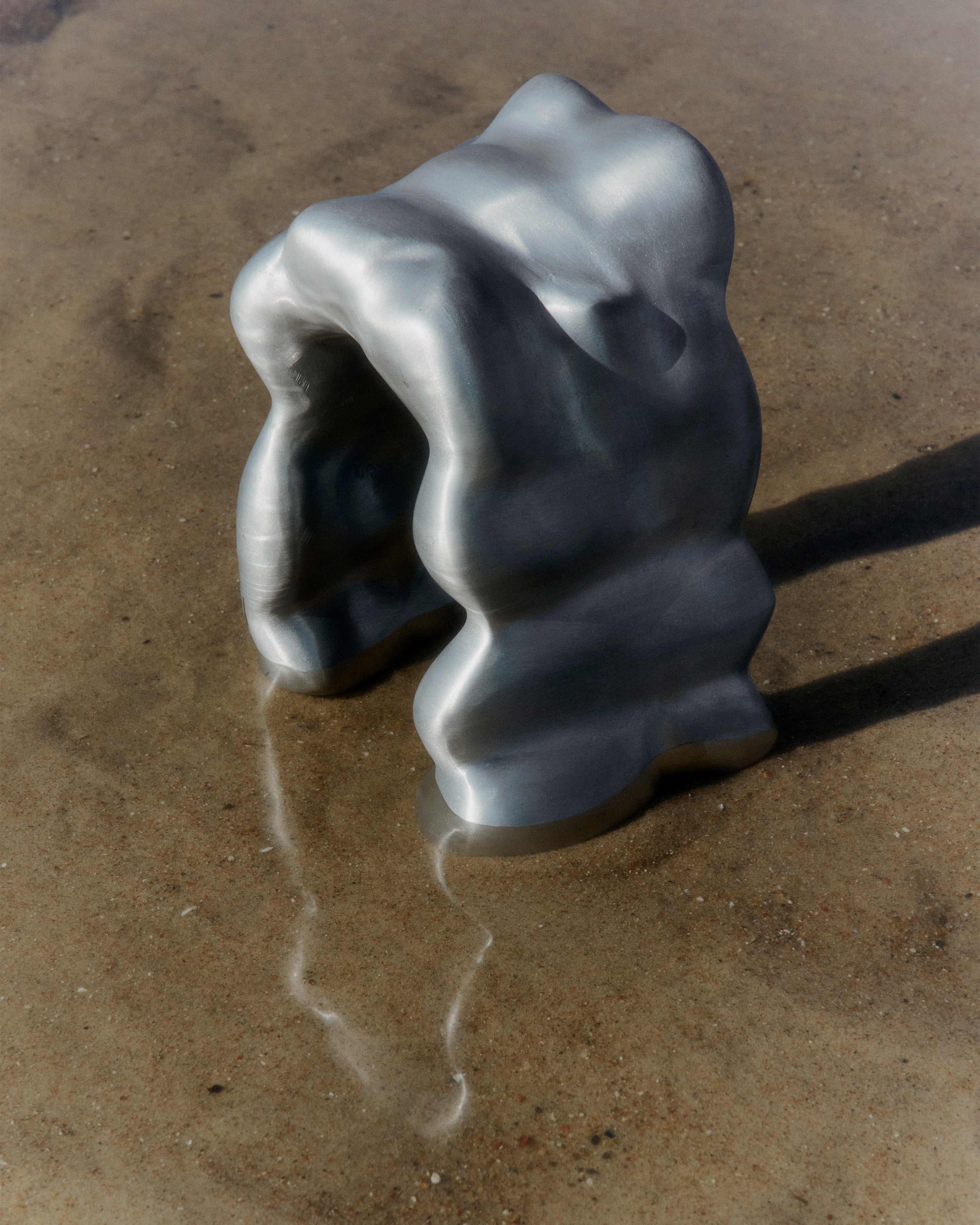 MORF SCULPTURE decoration brushed aluminum