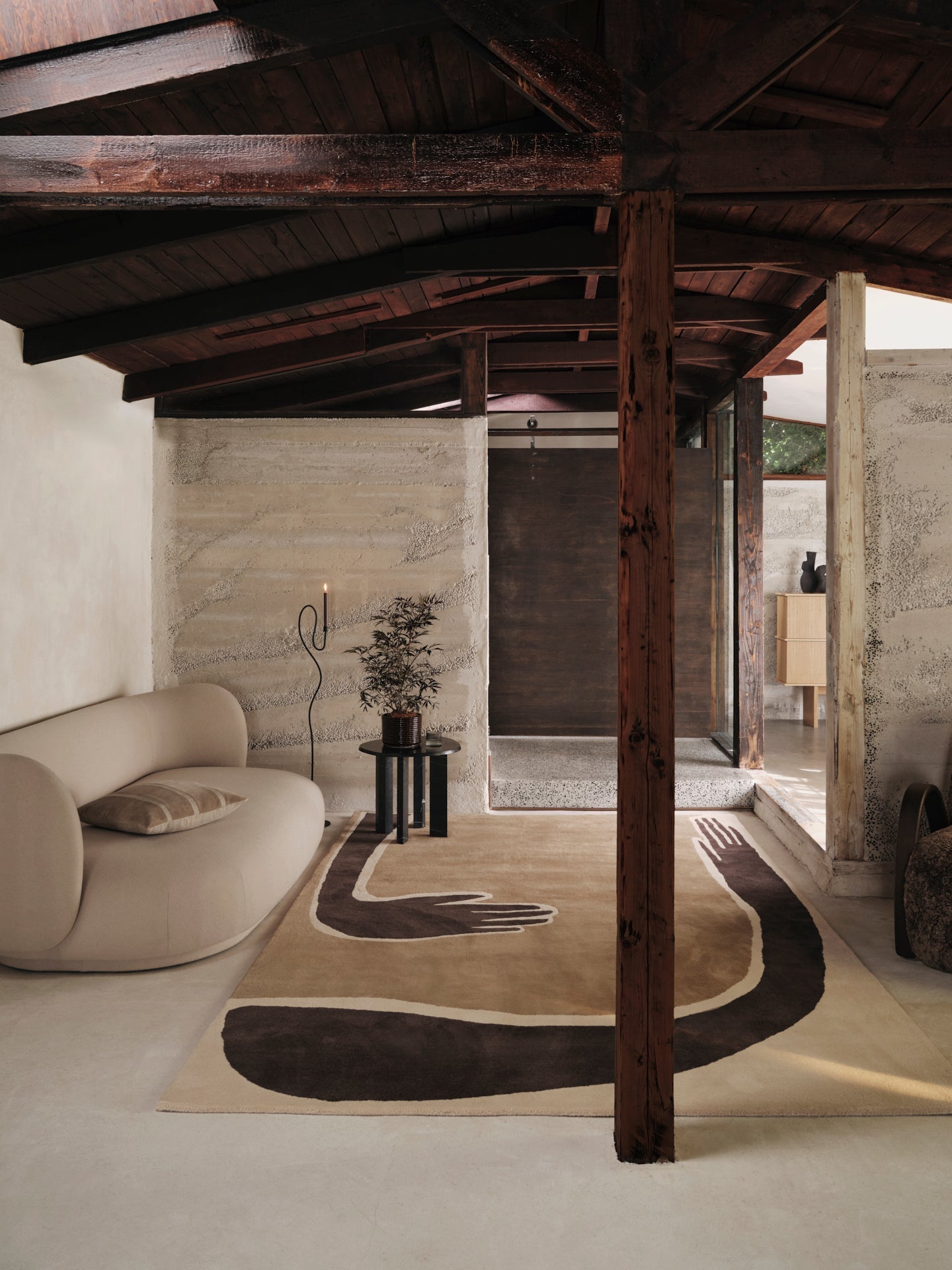 Rico Lounger sofa upholstered