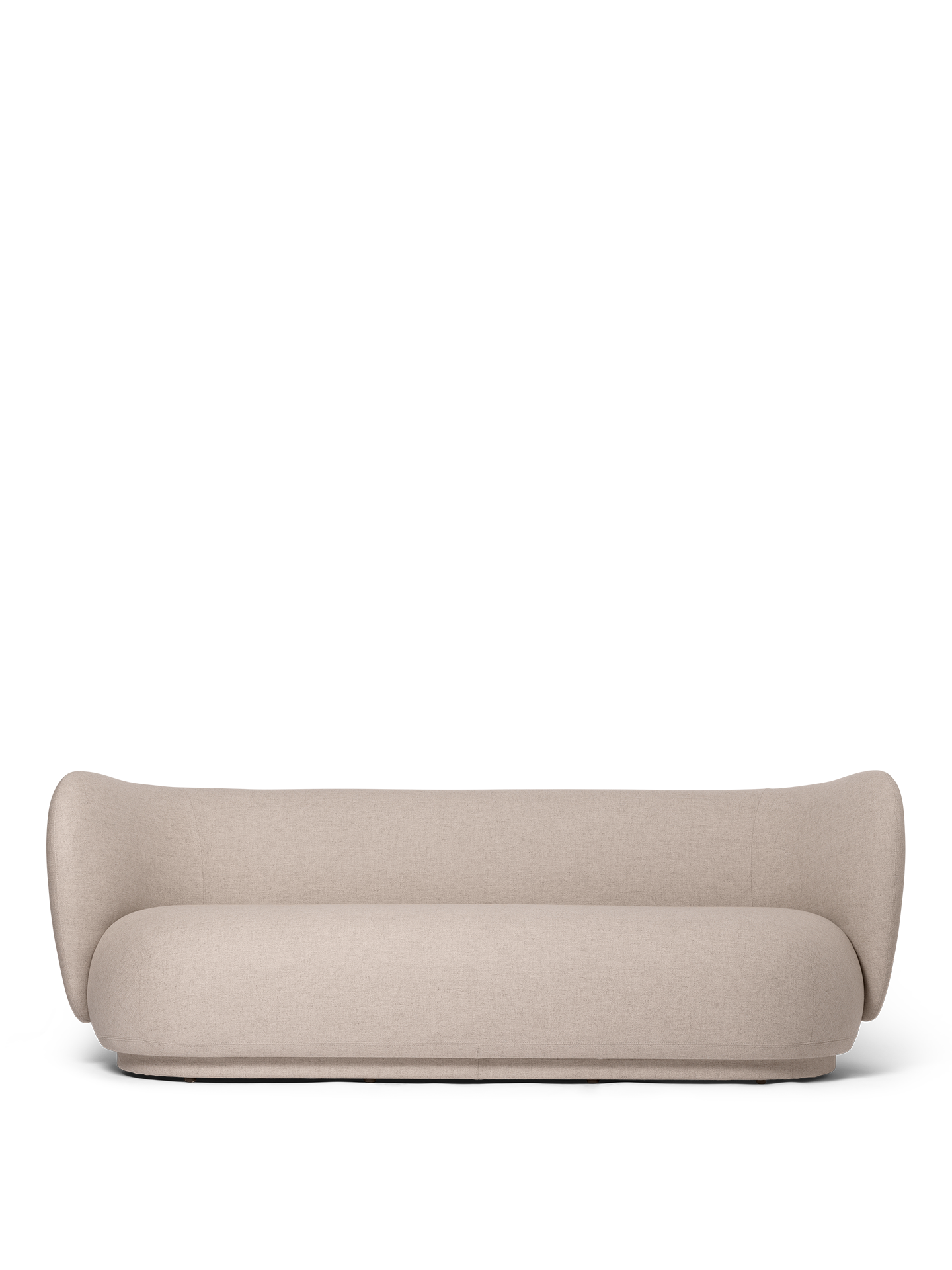 Rico upholstered 3-person sofa
