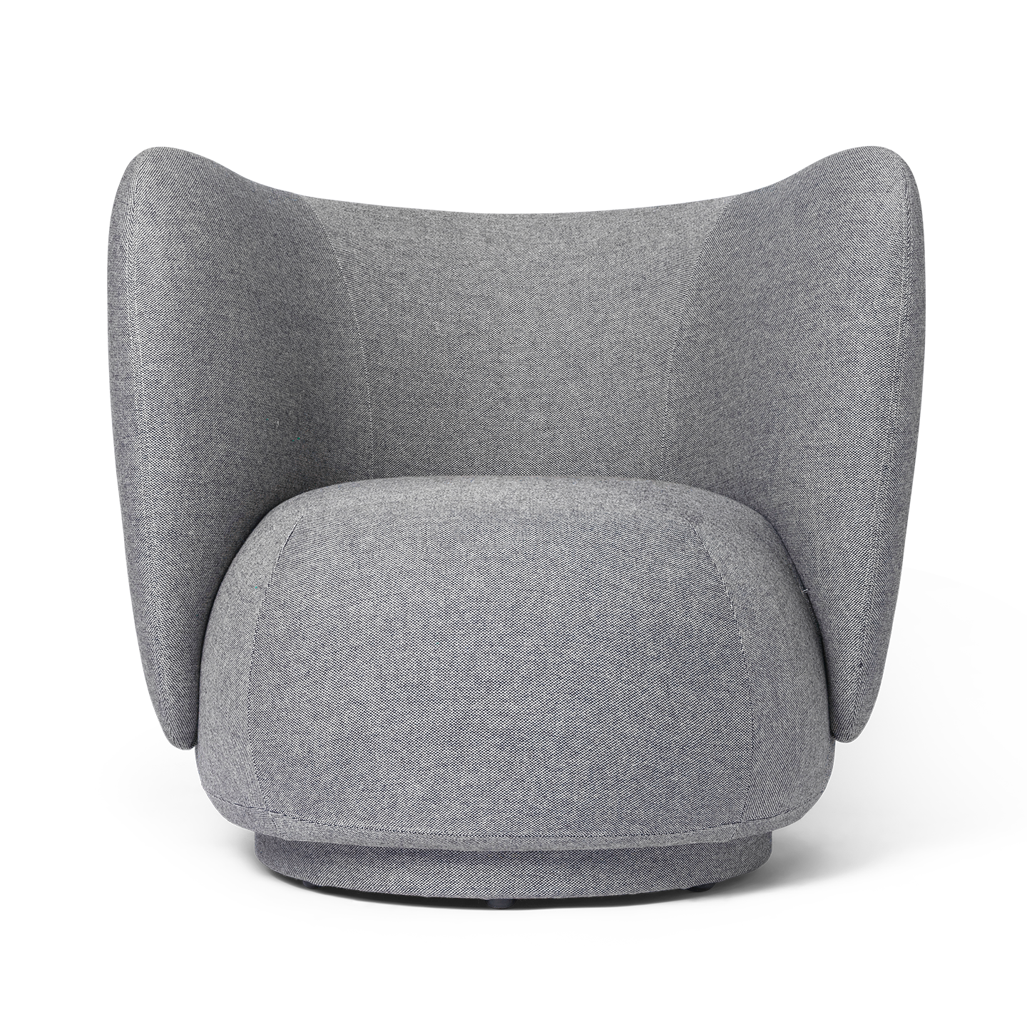 RICO LOUNGE Swivel Armchair Main Line Flax Gray
