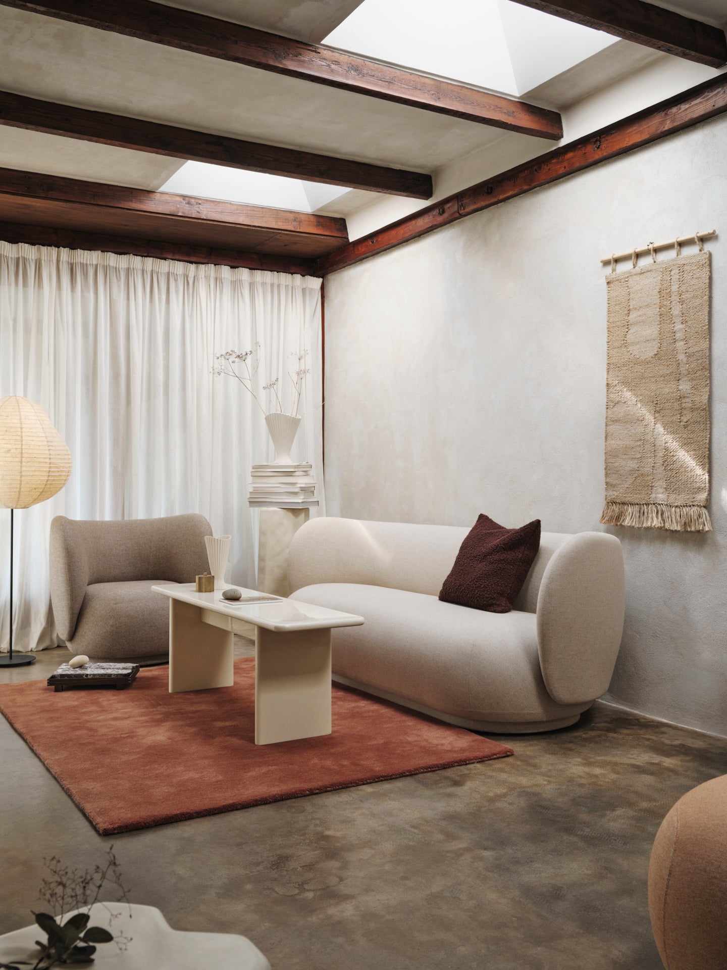 Sofa 3-osobowa RICO Faded Velvet szary