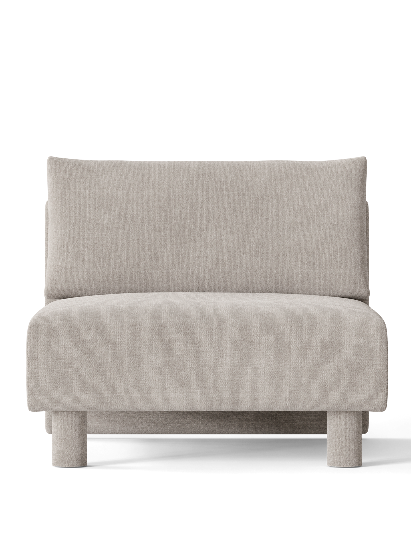Sofa modułowa DASE - element środkowy tapicerowany