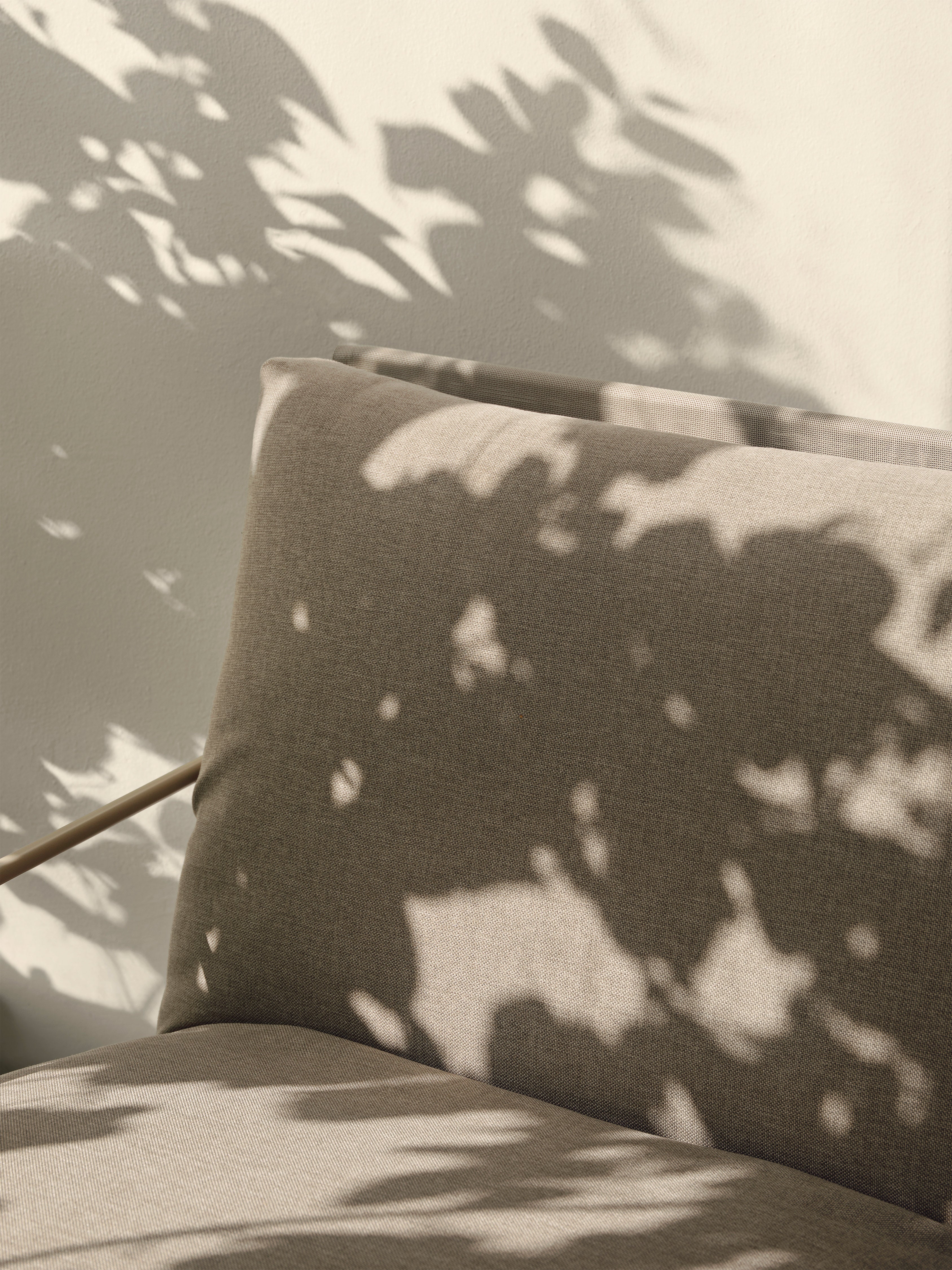 Sofa 2-osobowa zewnętrzna DESERT beżowy z beżową podstawą