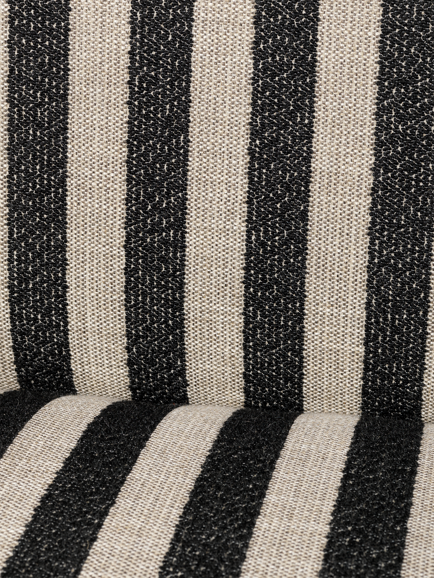 Fotel BUUR LOUNGE Louisiana czarny z piaskowym