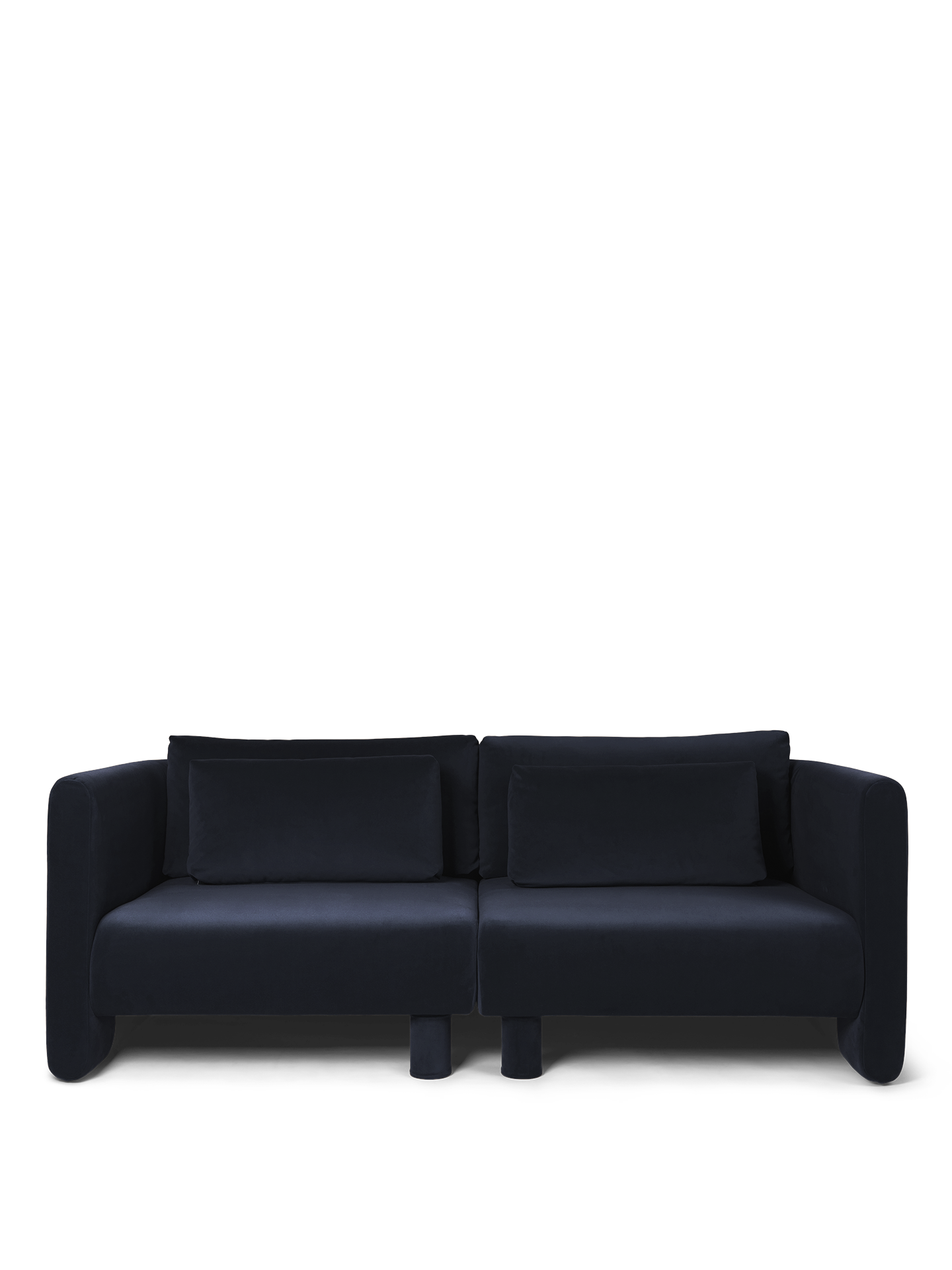 Sofa modułowa DASE - element lewostronny Rich Velvet granatowy