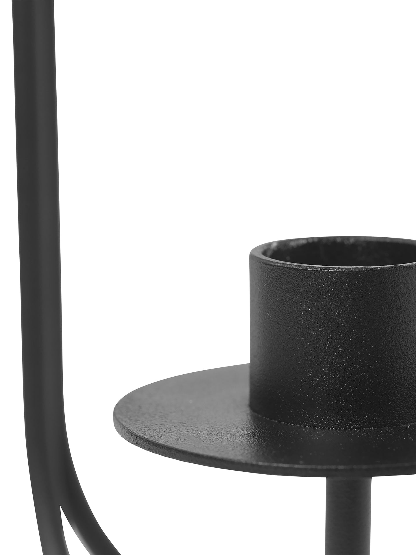 SWAY Black Candle Holder