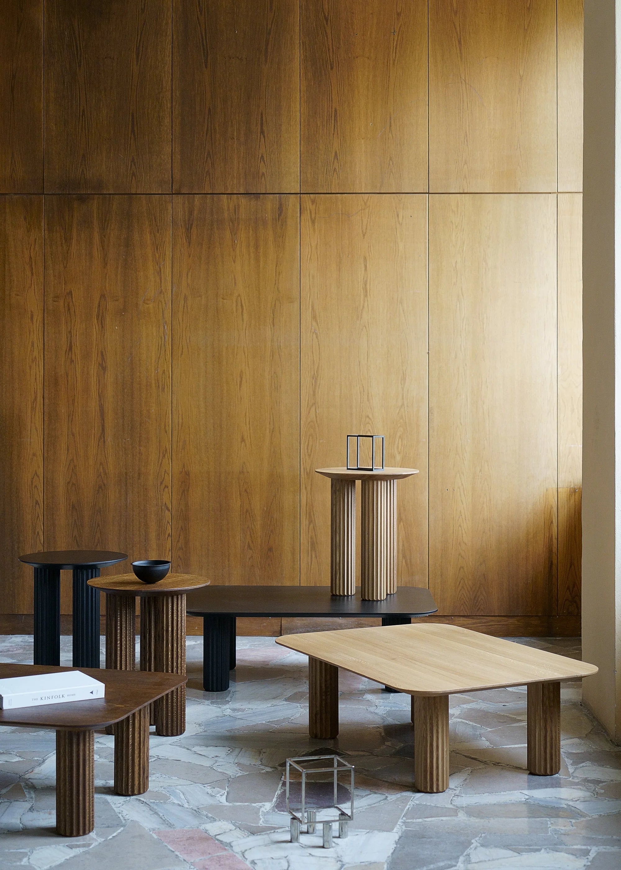 PILAR coffee table dark oak wood
