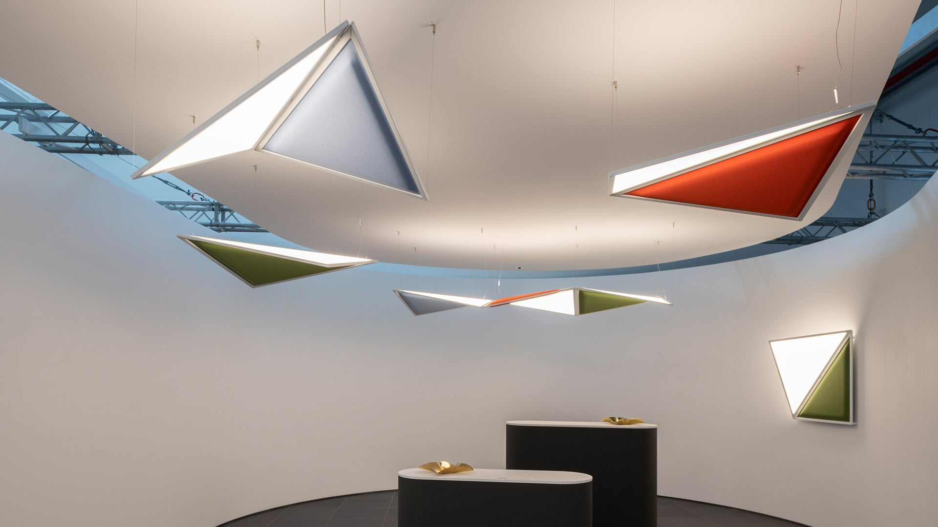 Lampa ścienna FLEXIA zielony