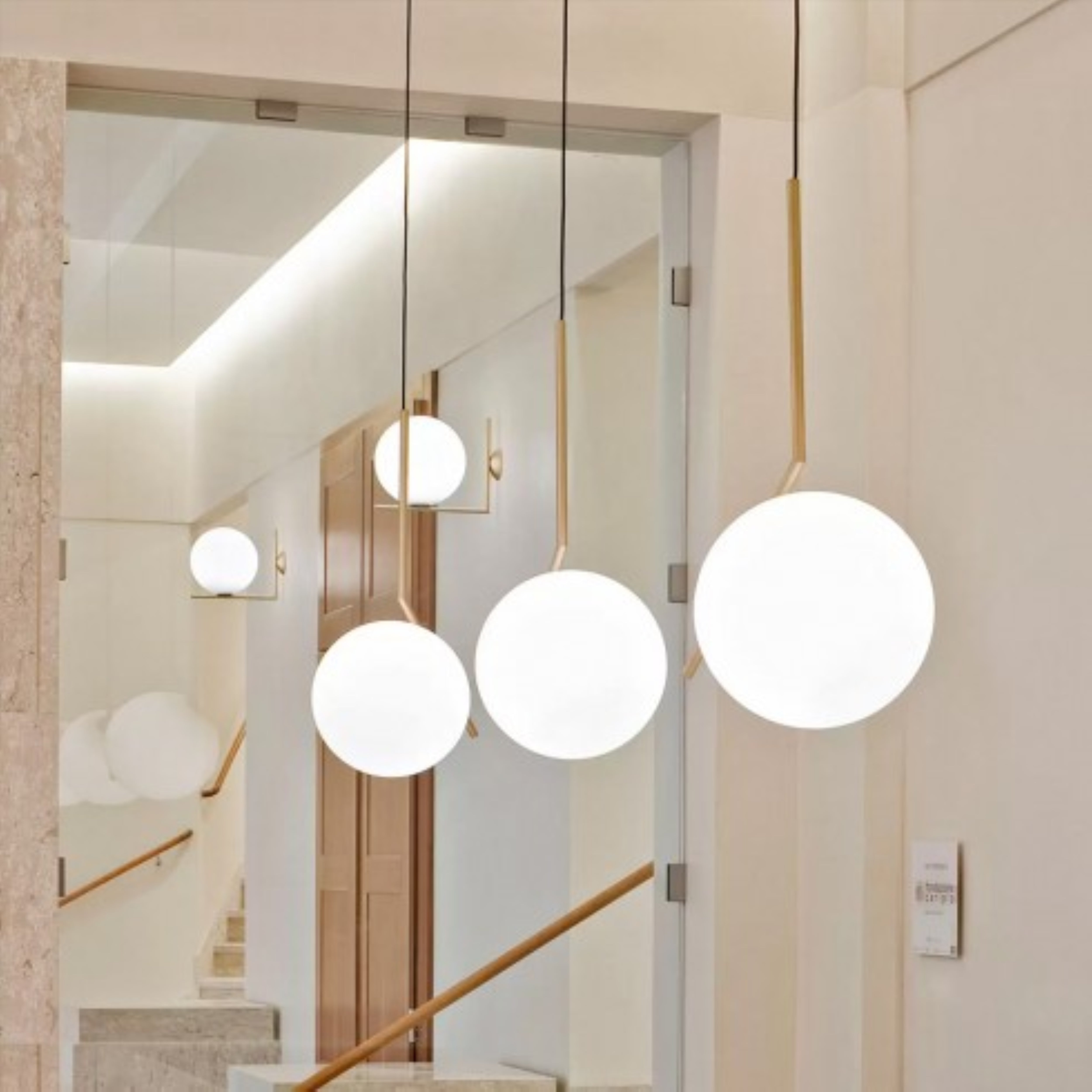 Lampa wisząca IC LIGHTS 3 mosiężny