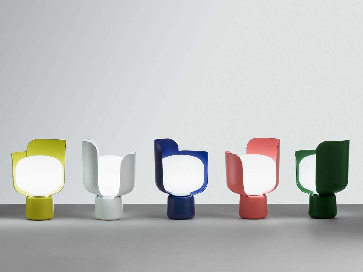 Table lamp BLOM green