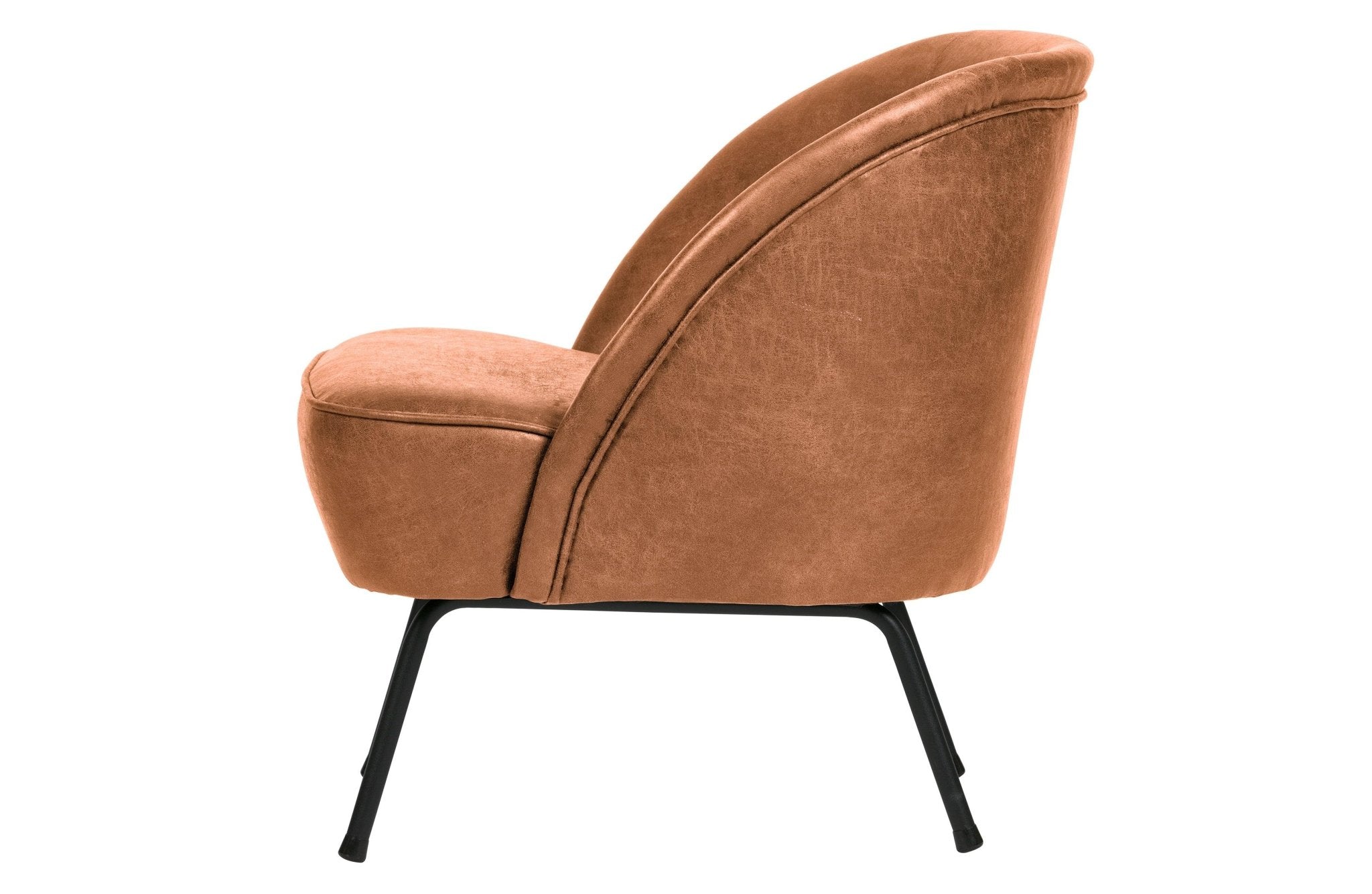 Fotel skórzany VOGUE koniakowy Be Pure Eye on Design
