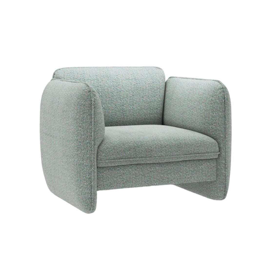 Sessel GEORGIA hellblau Chenille