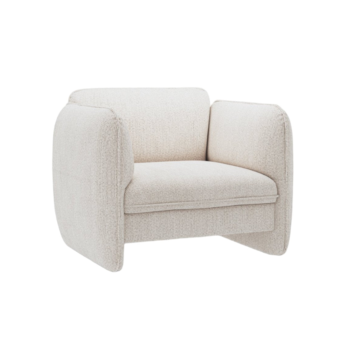 Sessel GEORGIA hellbeige Chenille
