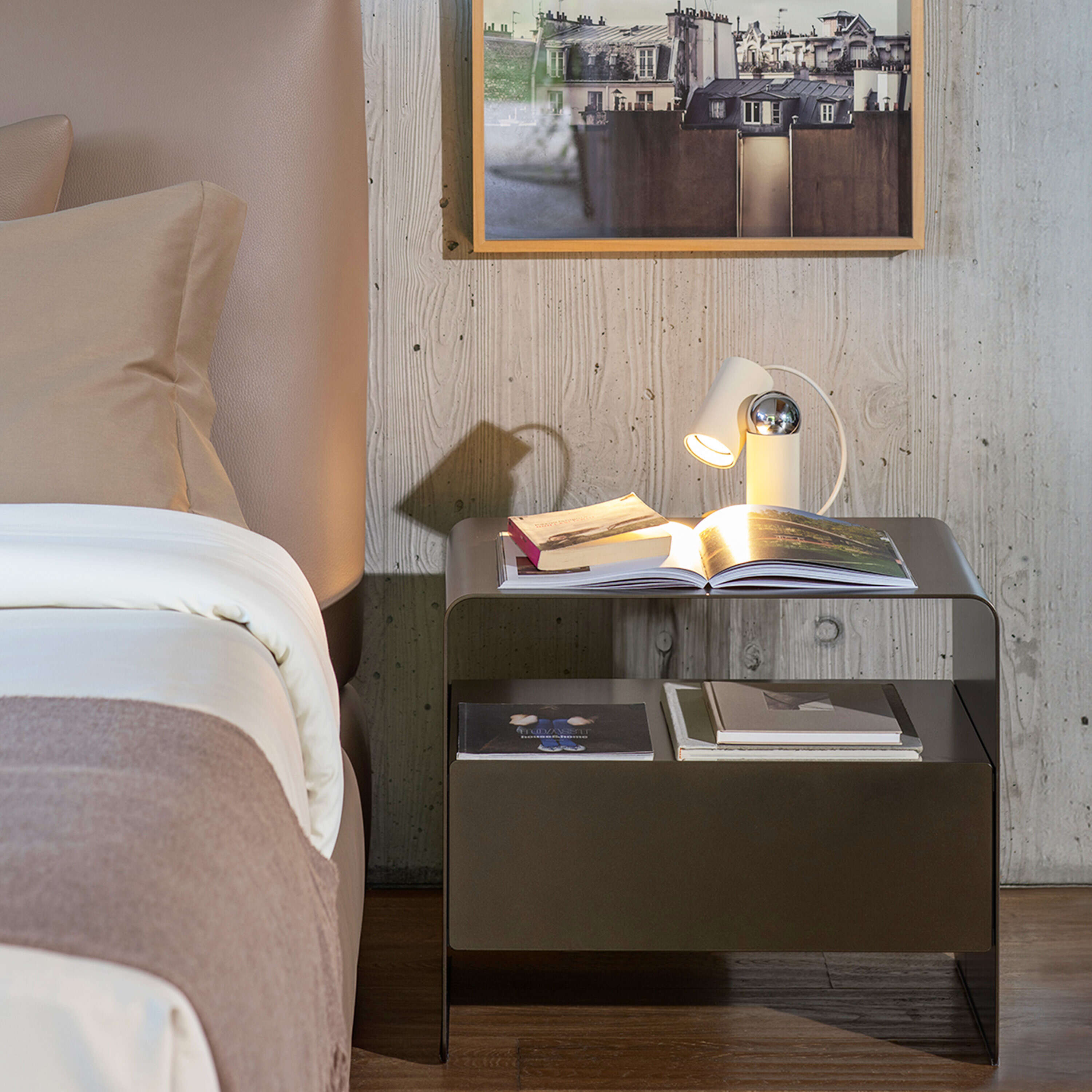 Lampa stołowa BILBOQUET kremowy