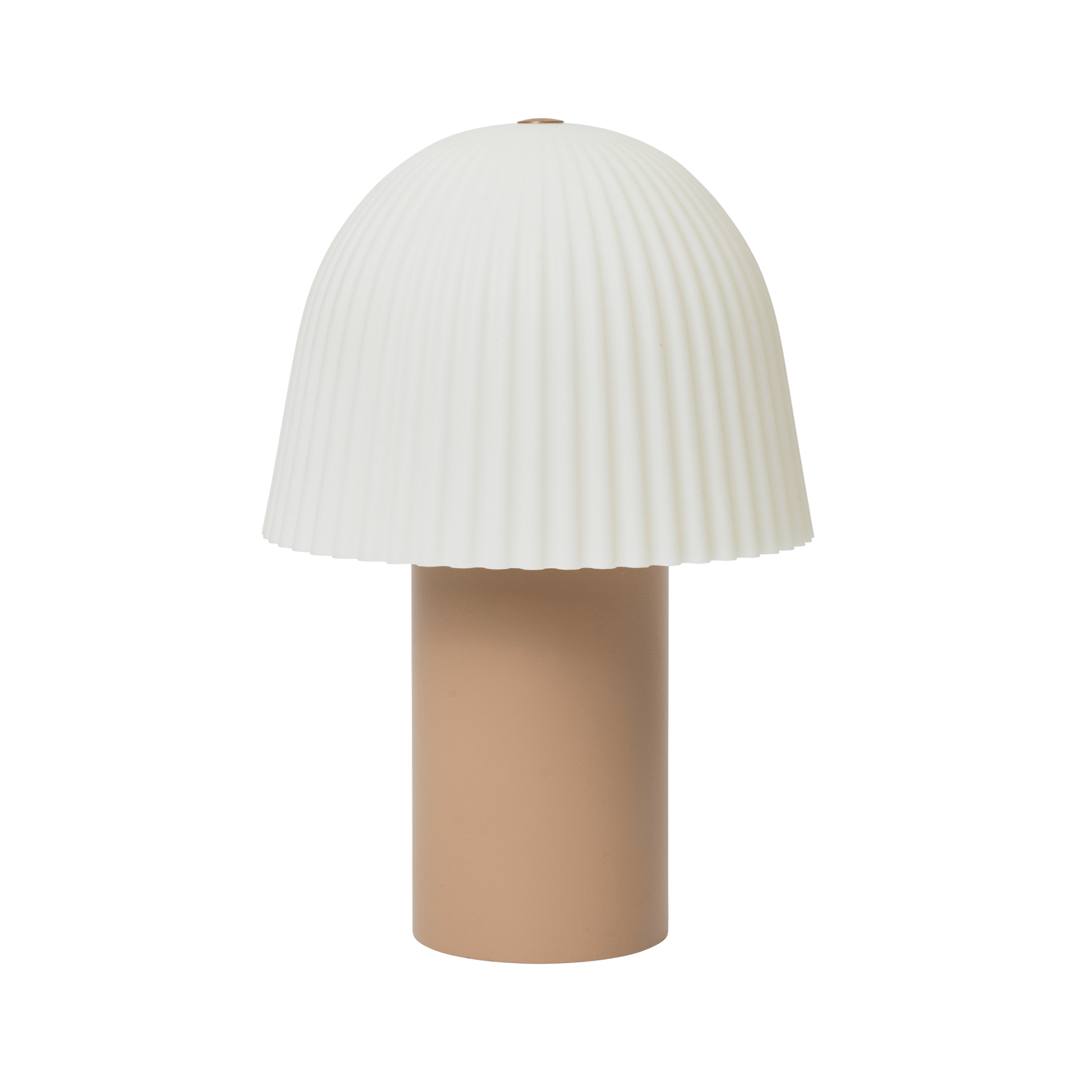 Lampa przenośna FRILL jasnoróżowy z białym kloszem