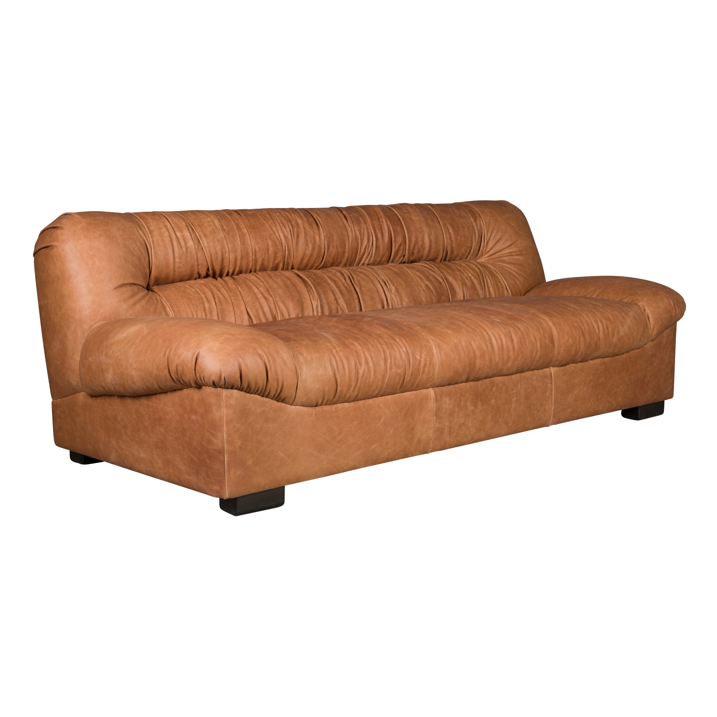 Sofa DOUGLAS koniakowa skóra