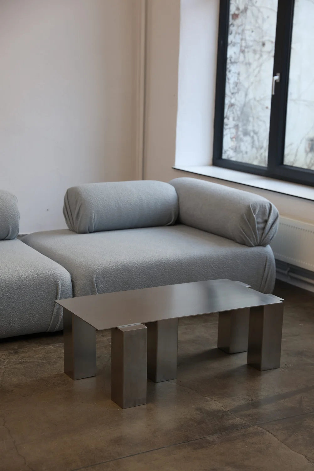 Stolik kawowy ATRIUM stalowy