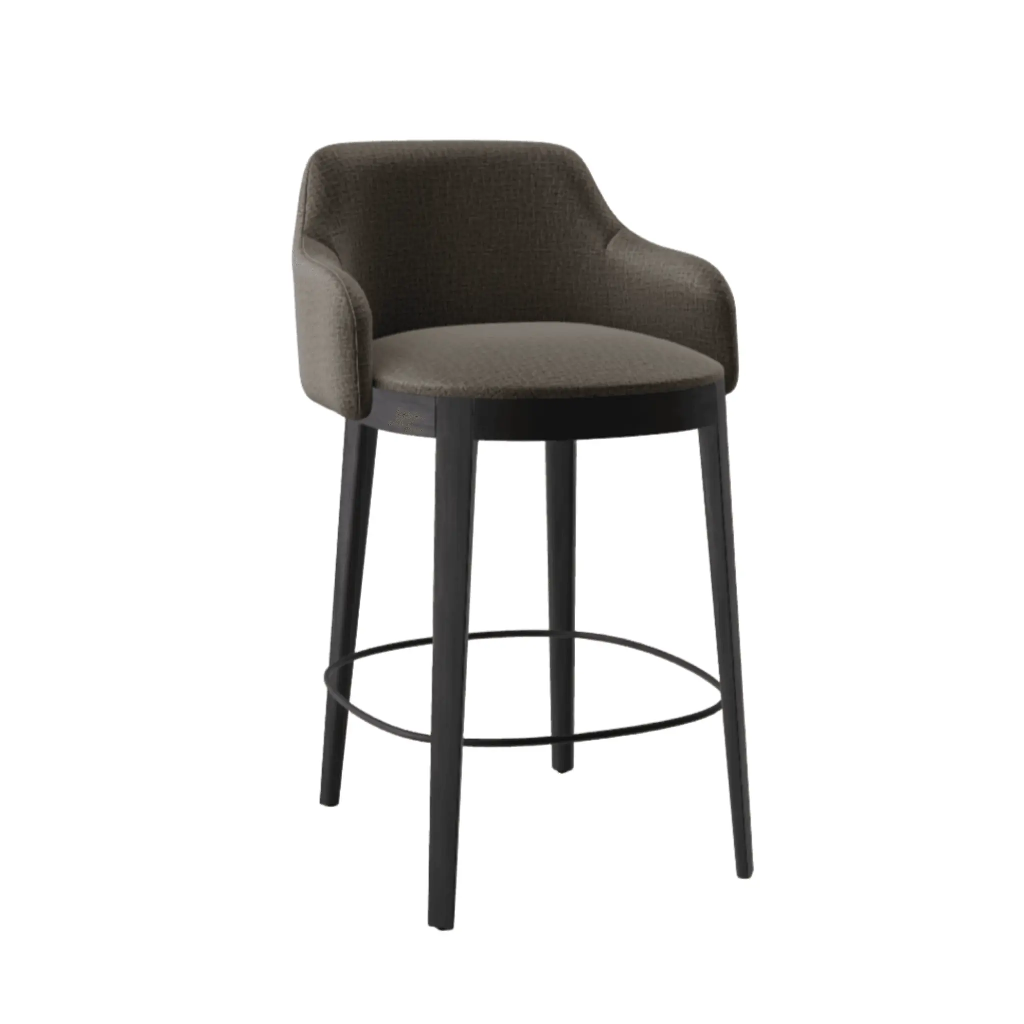 Hoker ADÈL melanż szary Calligaris matowa czerń Eye on Design
