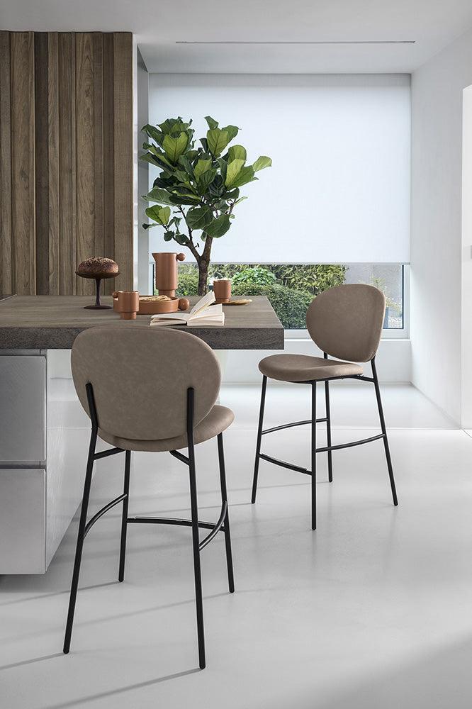 Hoker aksamitny INÈS niebieski Calligaris Eye on Design