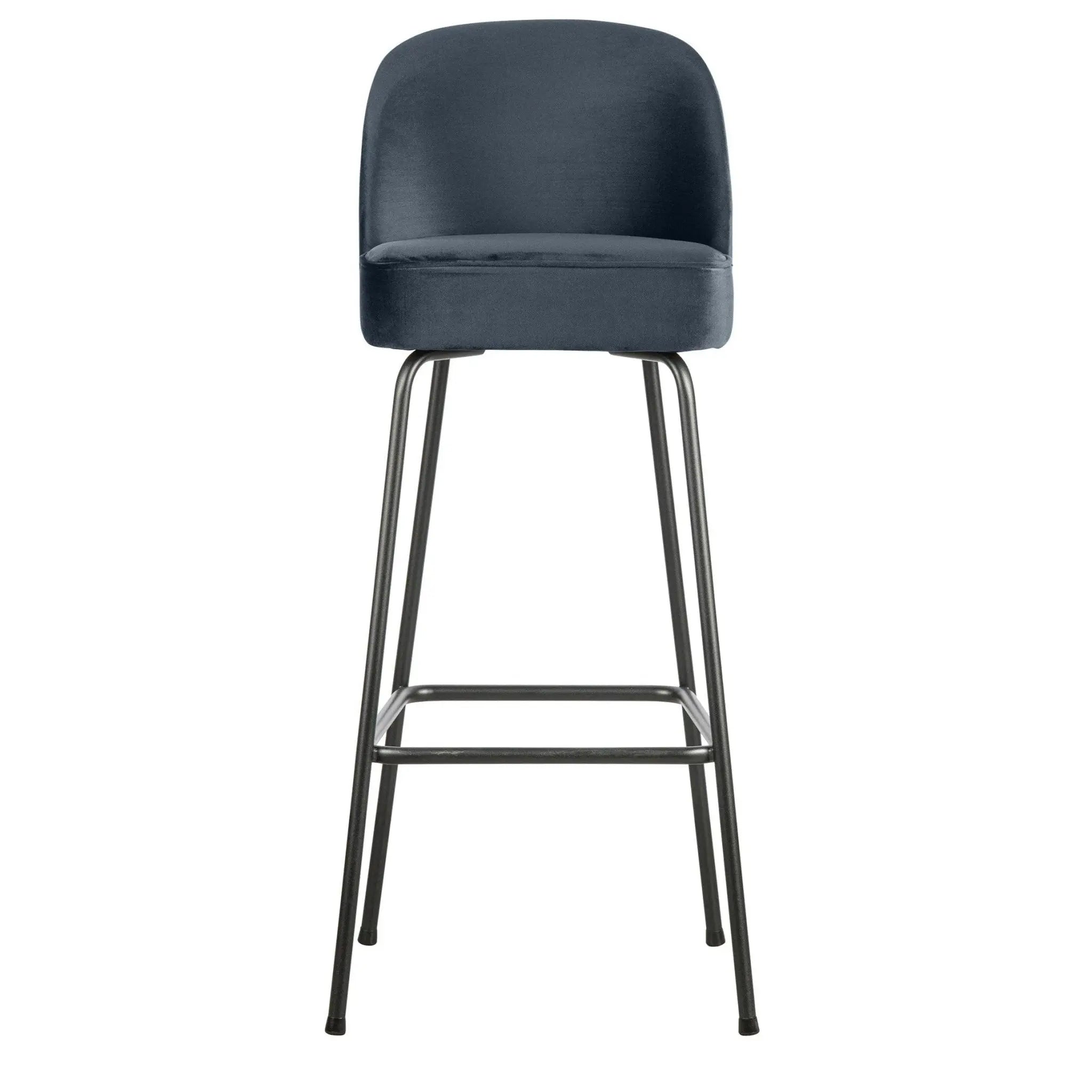 Hoker aksamitny VOGUE ciemnoniebieski – Woood