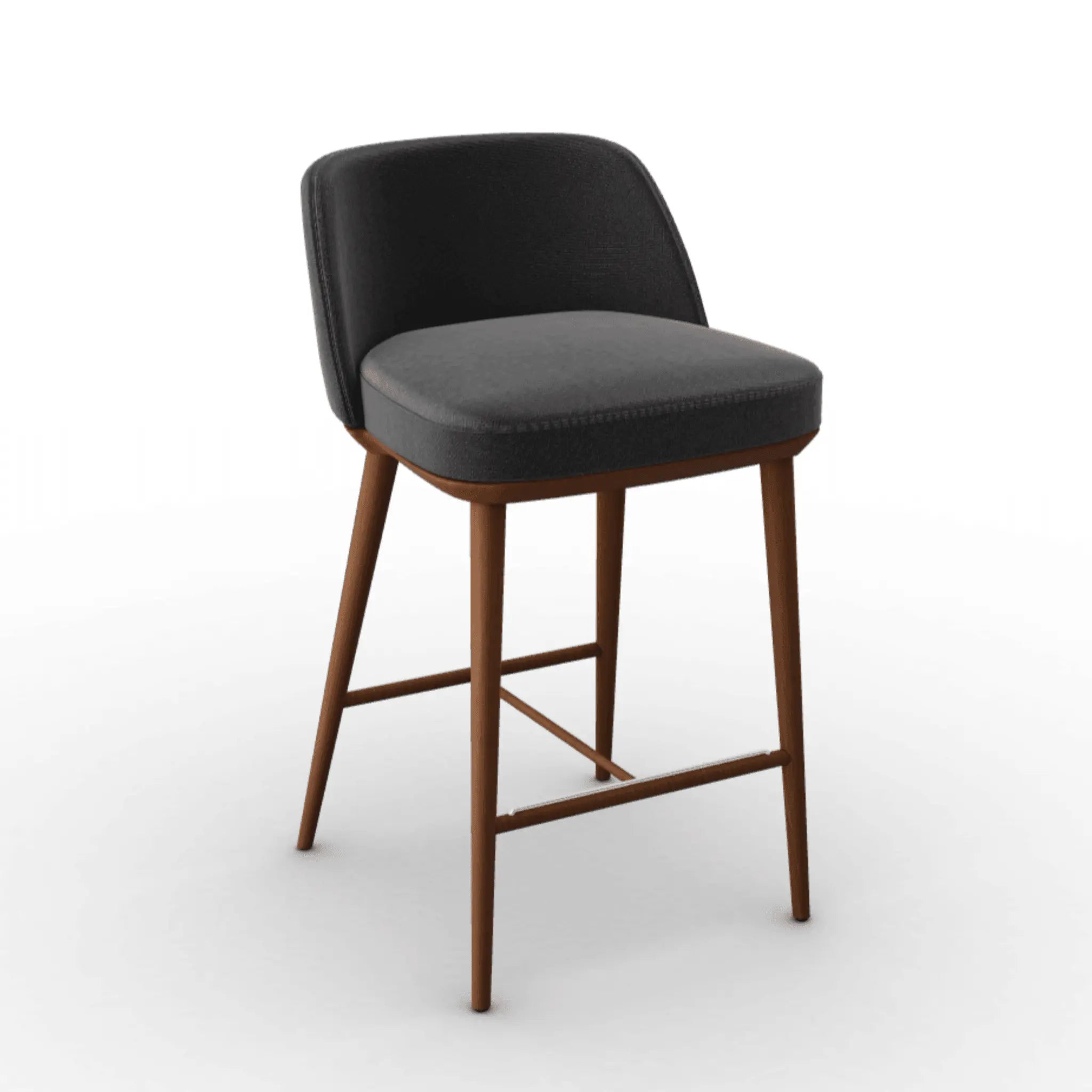 Hoker FOYER ciemnoszary Calligaris drewniana orzech włoski Eye on Design