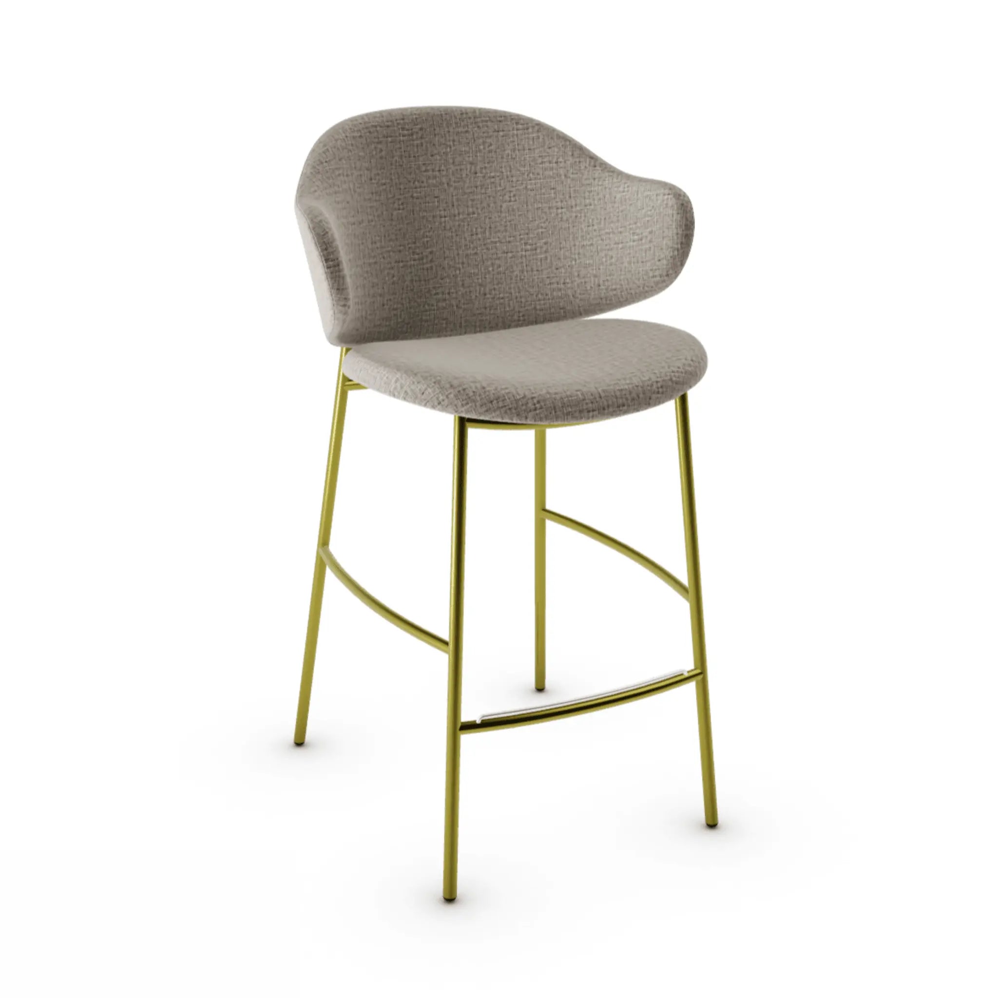 Hoker HOLLY melanż piaskowy Calligaris matowy mosiądz Eye on Design