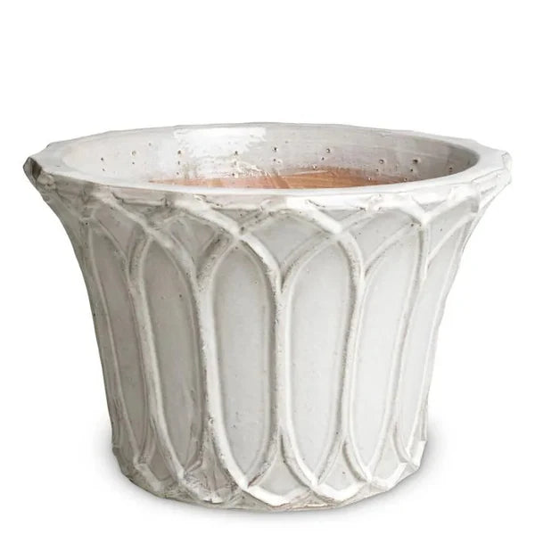 IVerson Outdoor Planter Set Light Gray Ceramic
