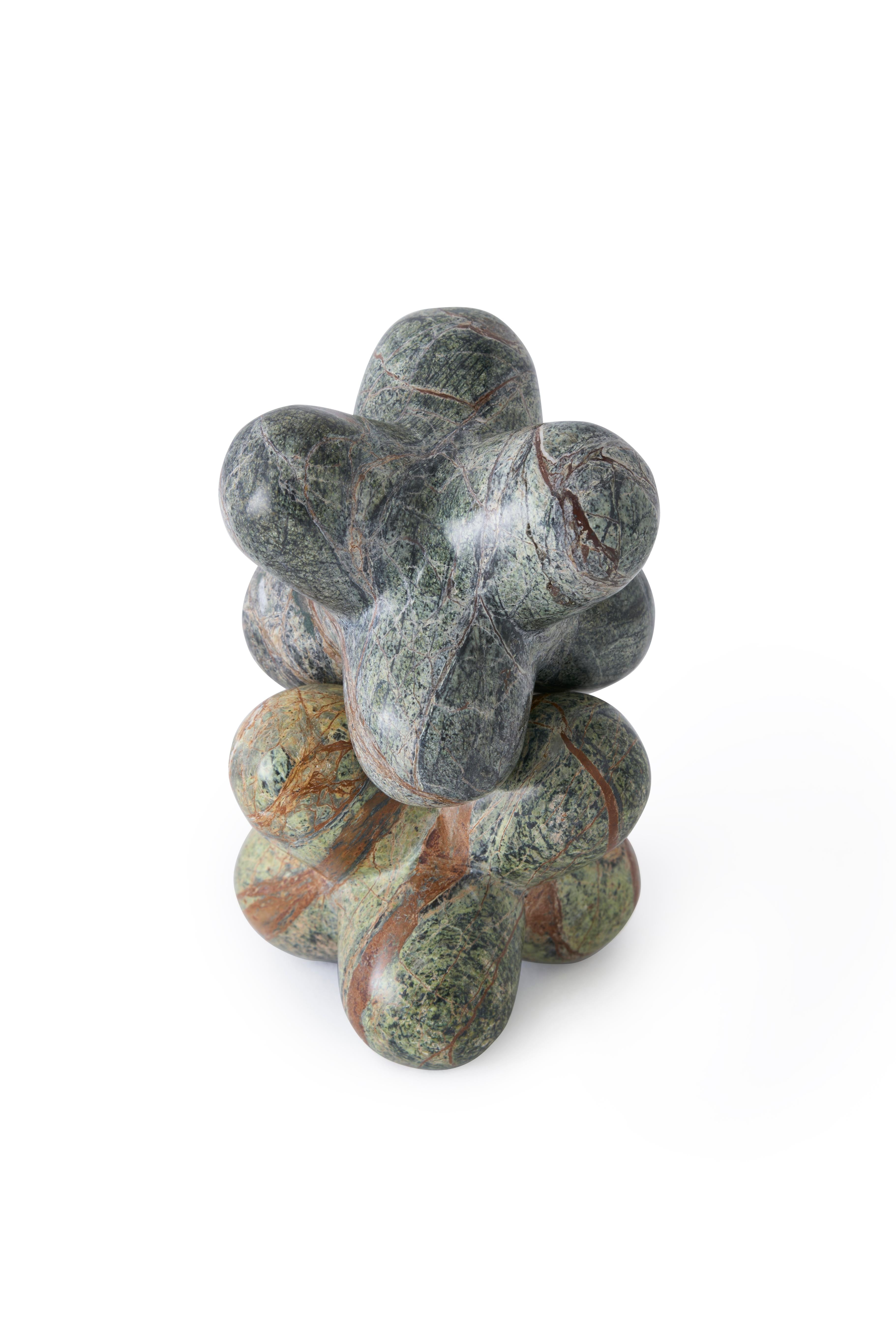 JACK Decoration in Forest Green Marble
