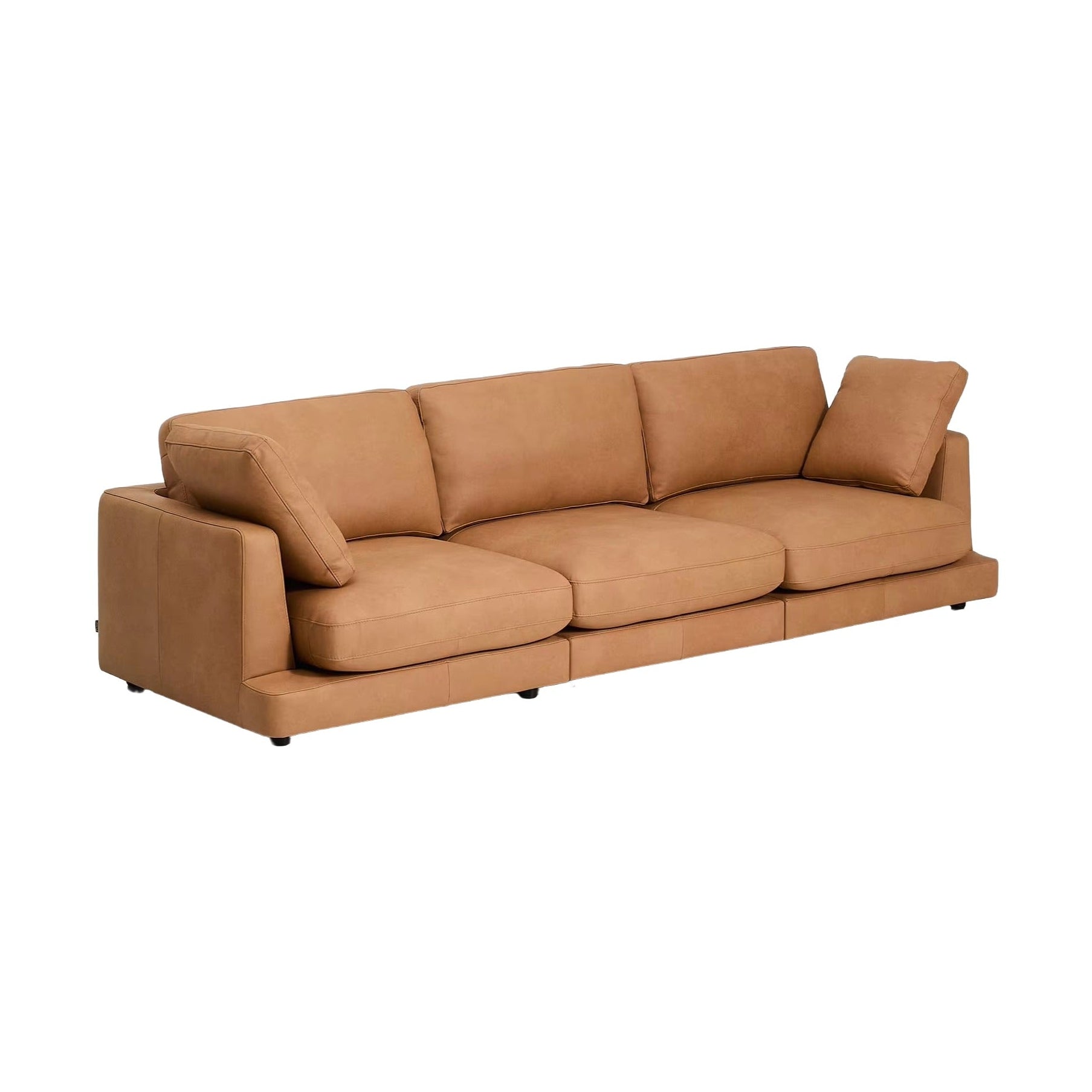 4-seater GALA sofa natural leather