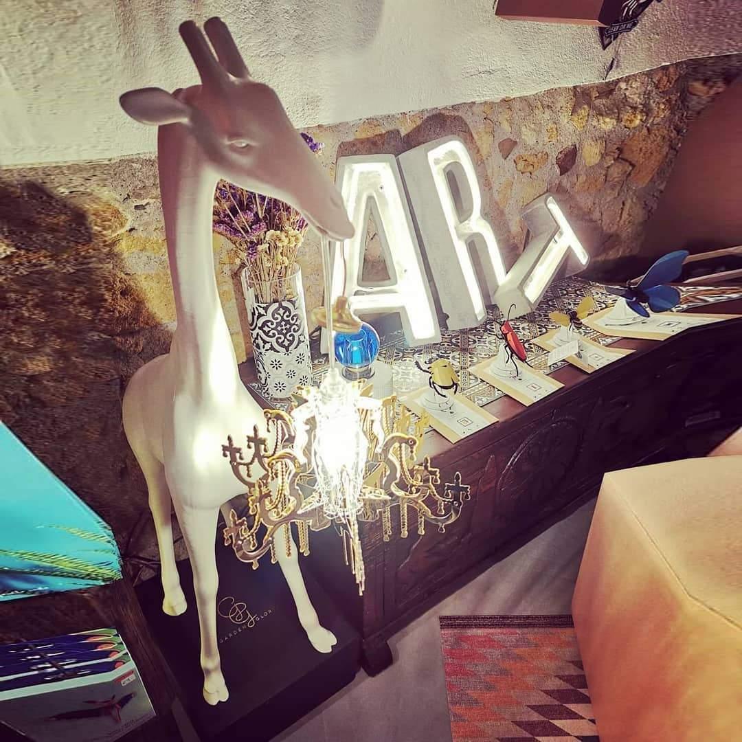 Lampa GIRAFFE IN LOVE XS biała Qeeboo Eye on Design