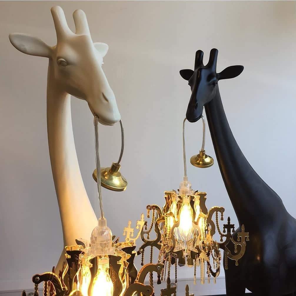 Lampa GIRAFFE IN LOVE XS czarny Qeeboo Eye on Design
